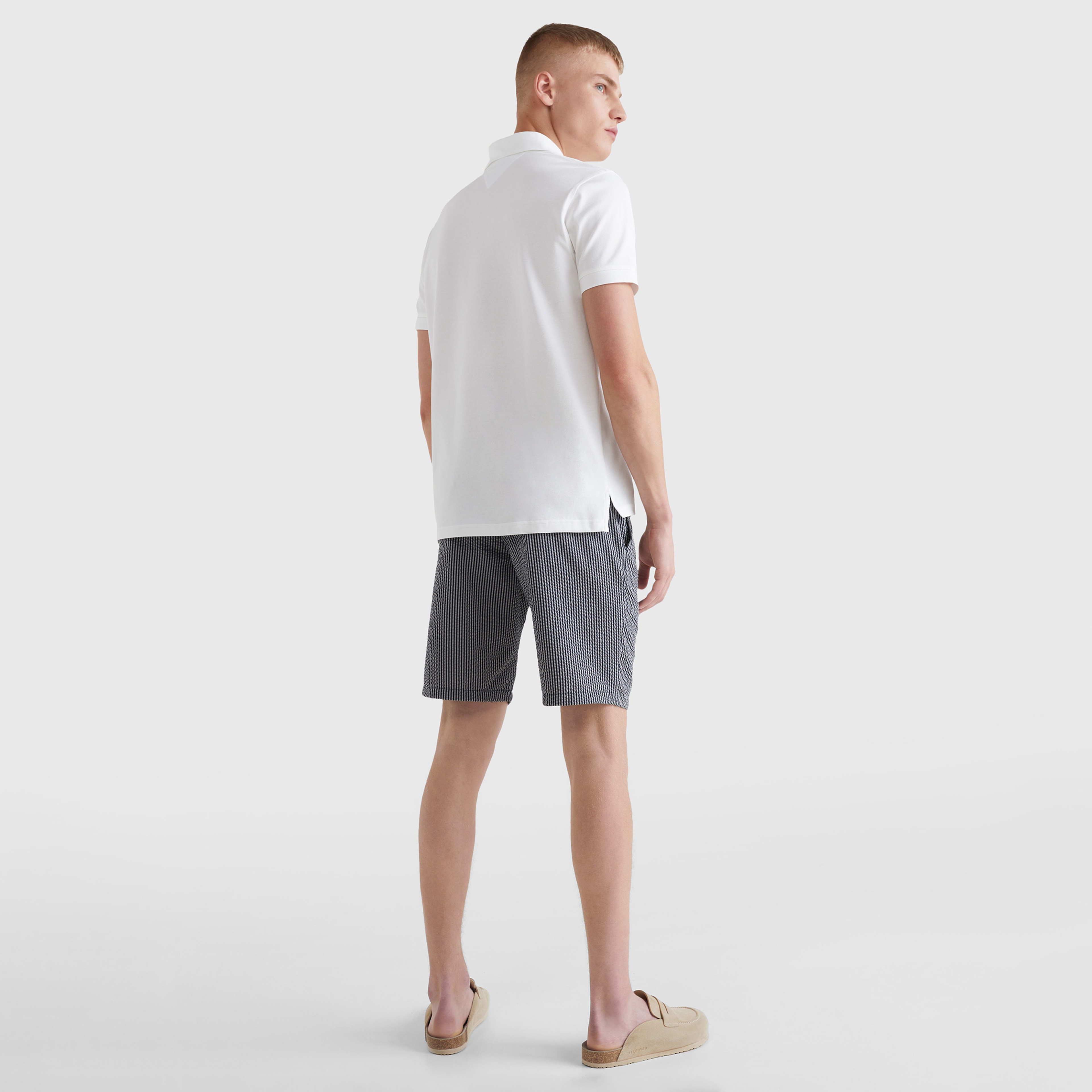 Tommy Hilfiger Erkek Beyaz Polo