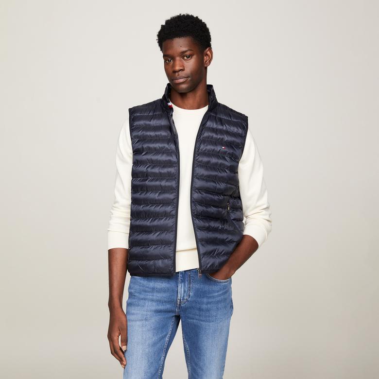 Tommy Hilfiger Erkek Mavi Mont