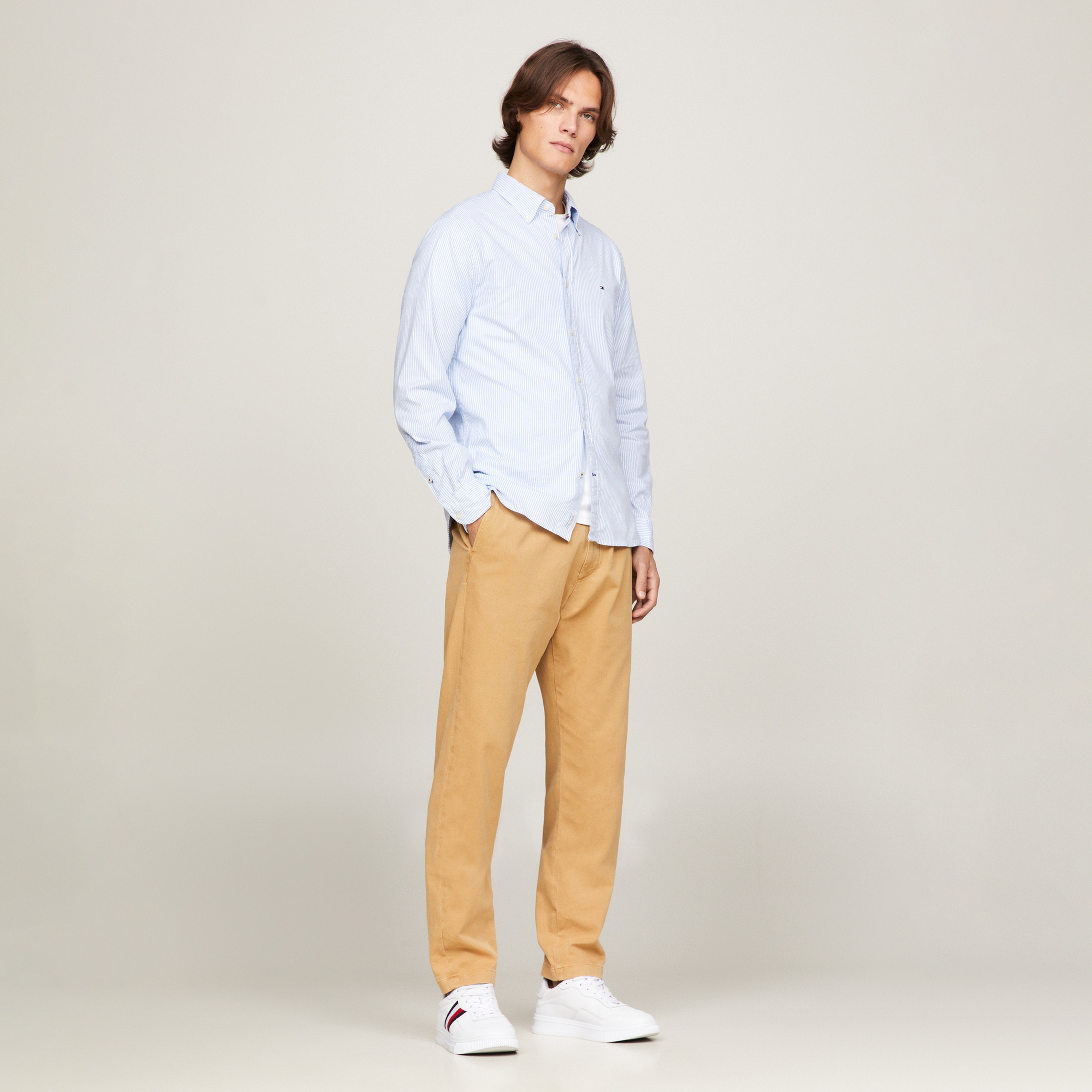 Tommy Hilfiger Erkek Mavi Gömlek