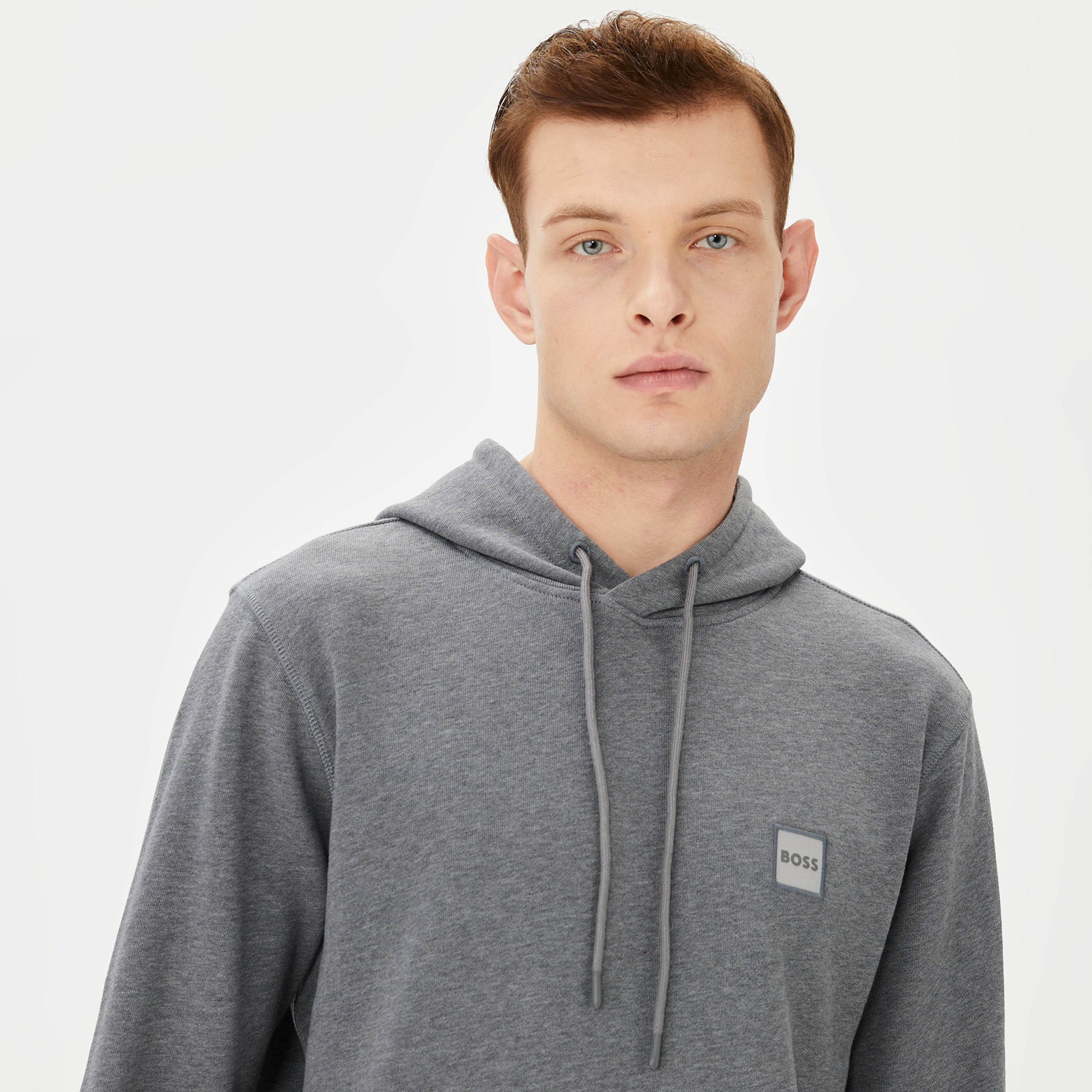 Boss Erkek Gri Sweatshirt