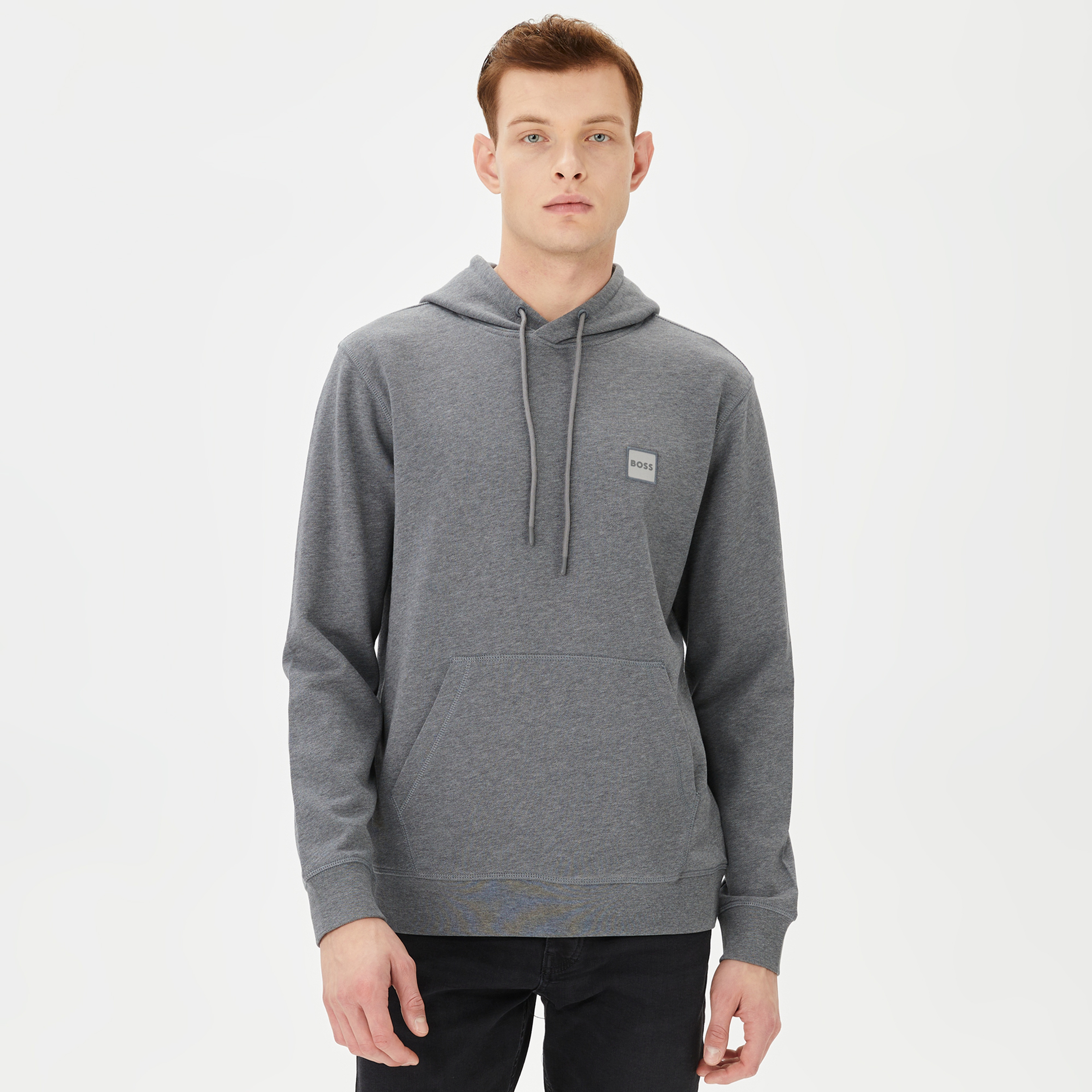 Boss Erkek Gri Sweatshirt