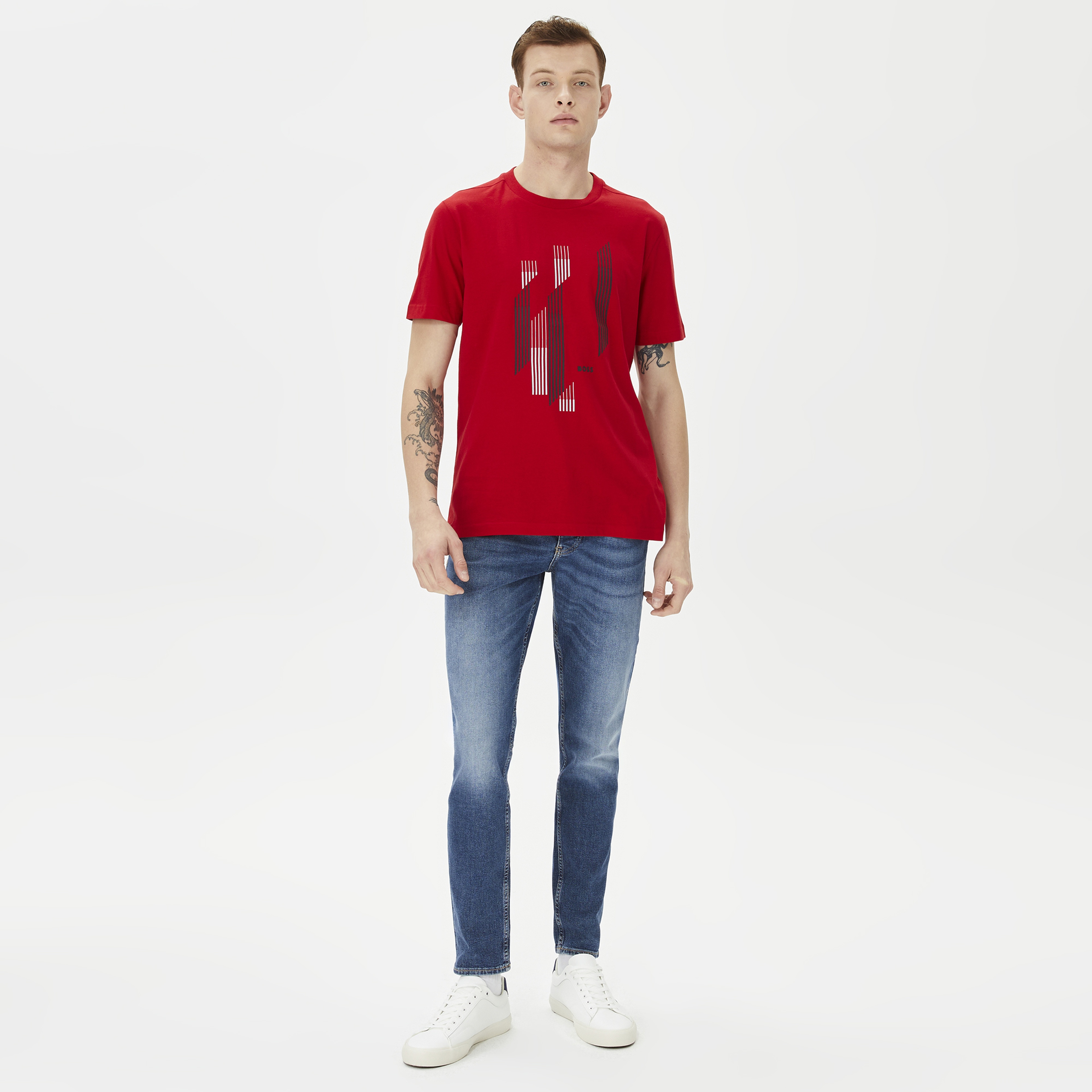 Boss Erkek Kırmızı T-Shirt