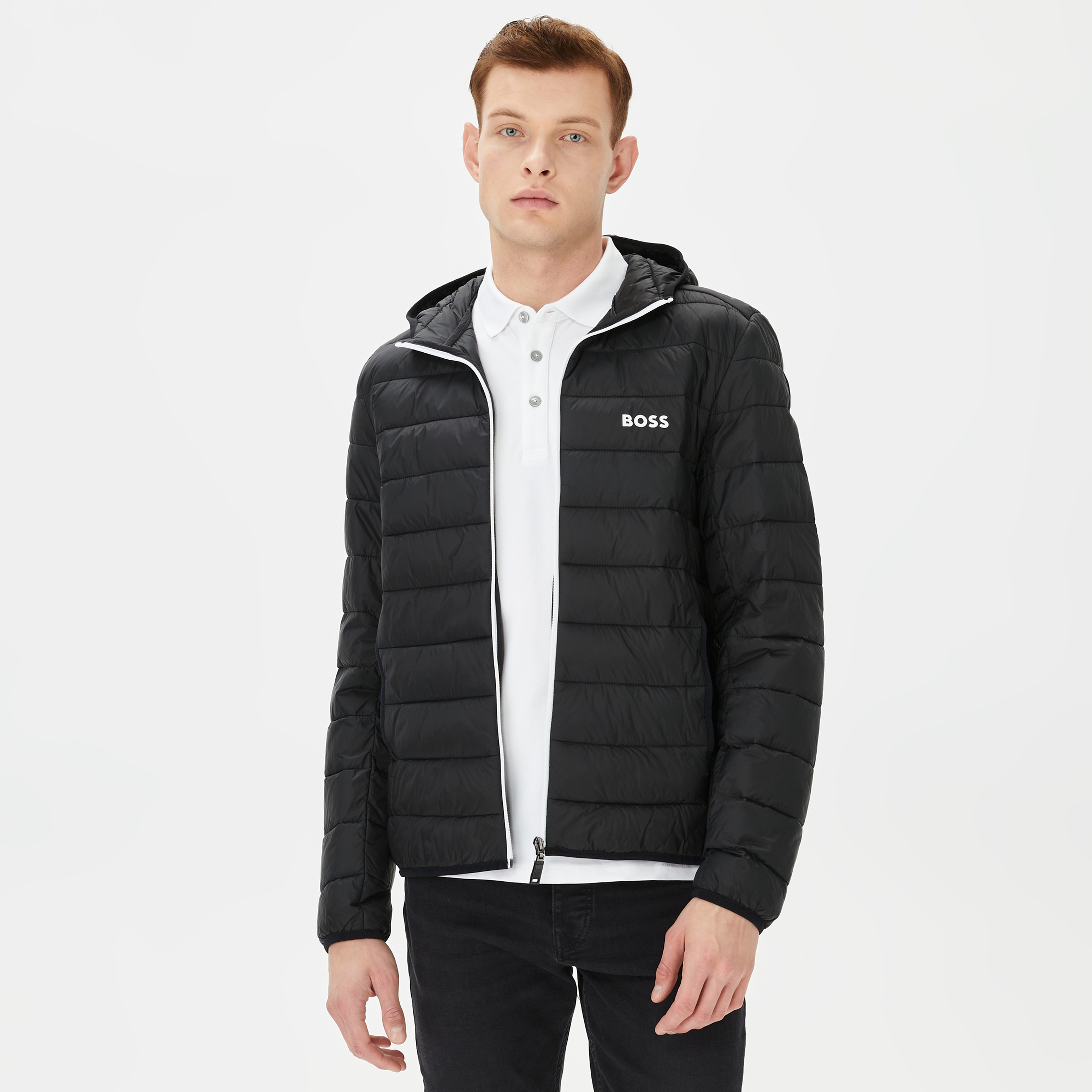 Boss Erkek Siyah Mont