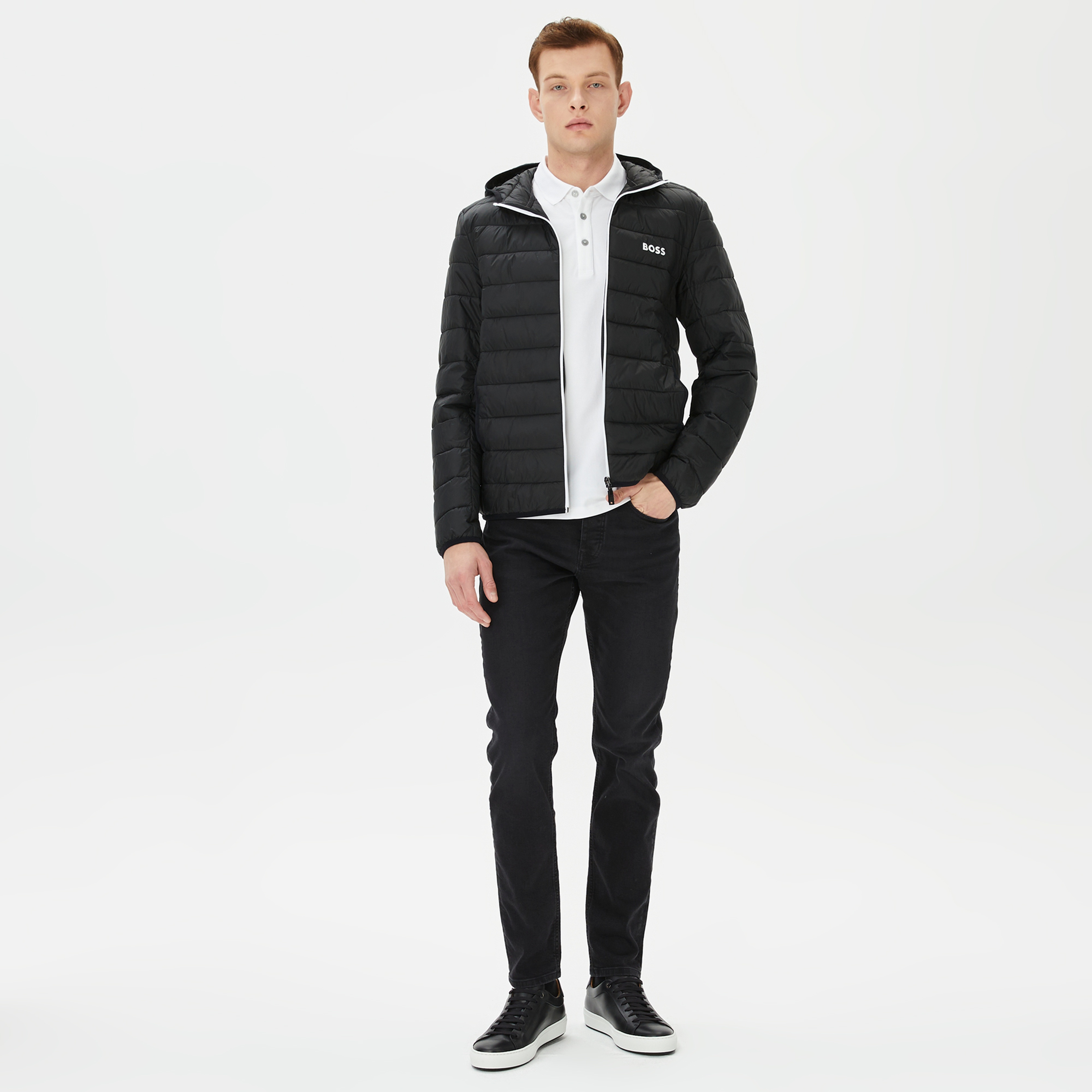 Boss Erkek Siyah Mont