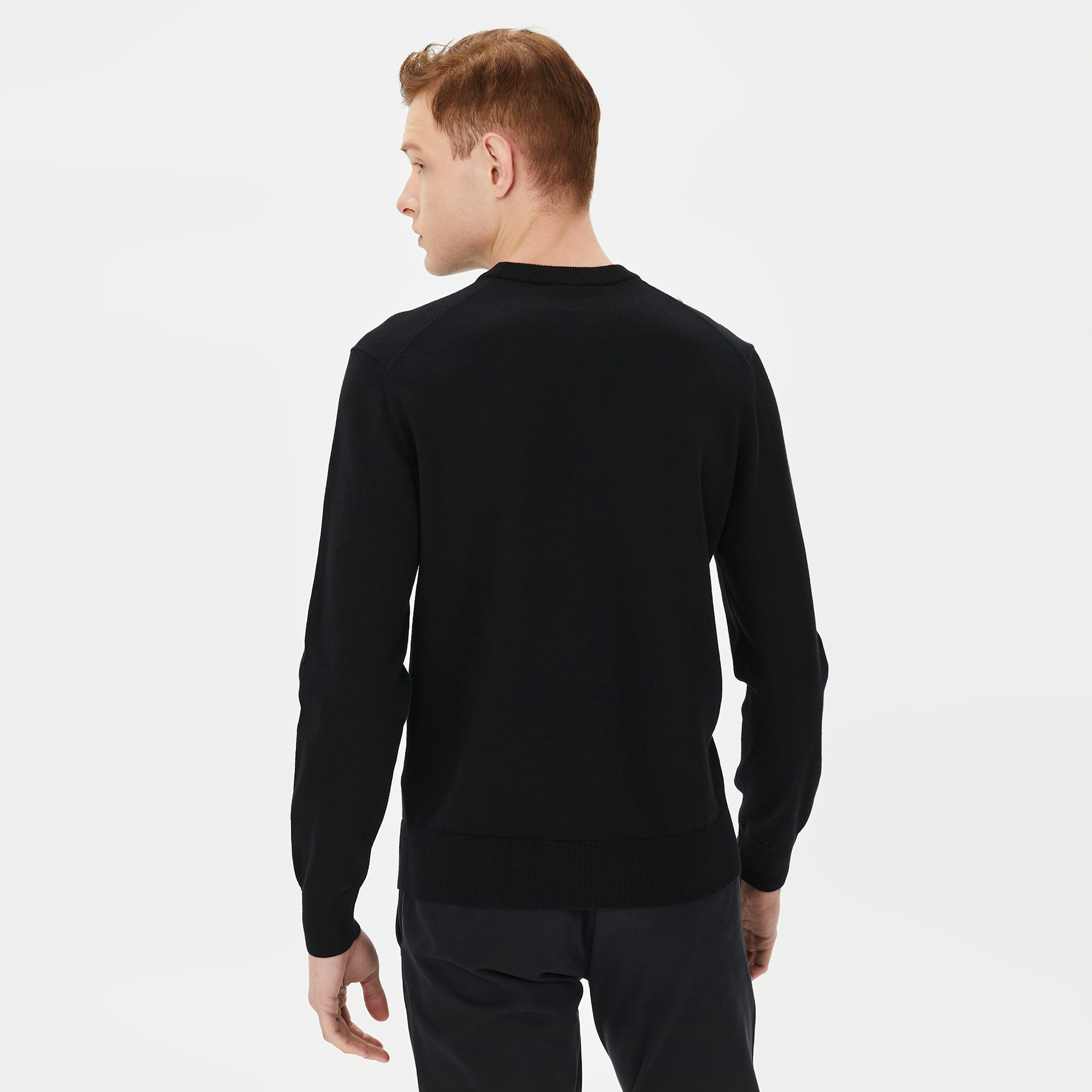 Boss Erkek Siyah Triko