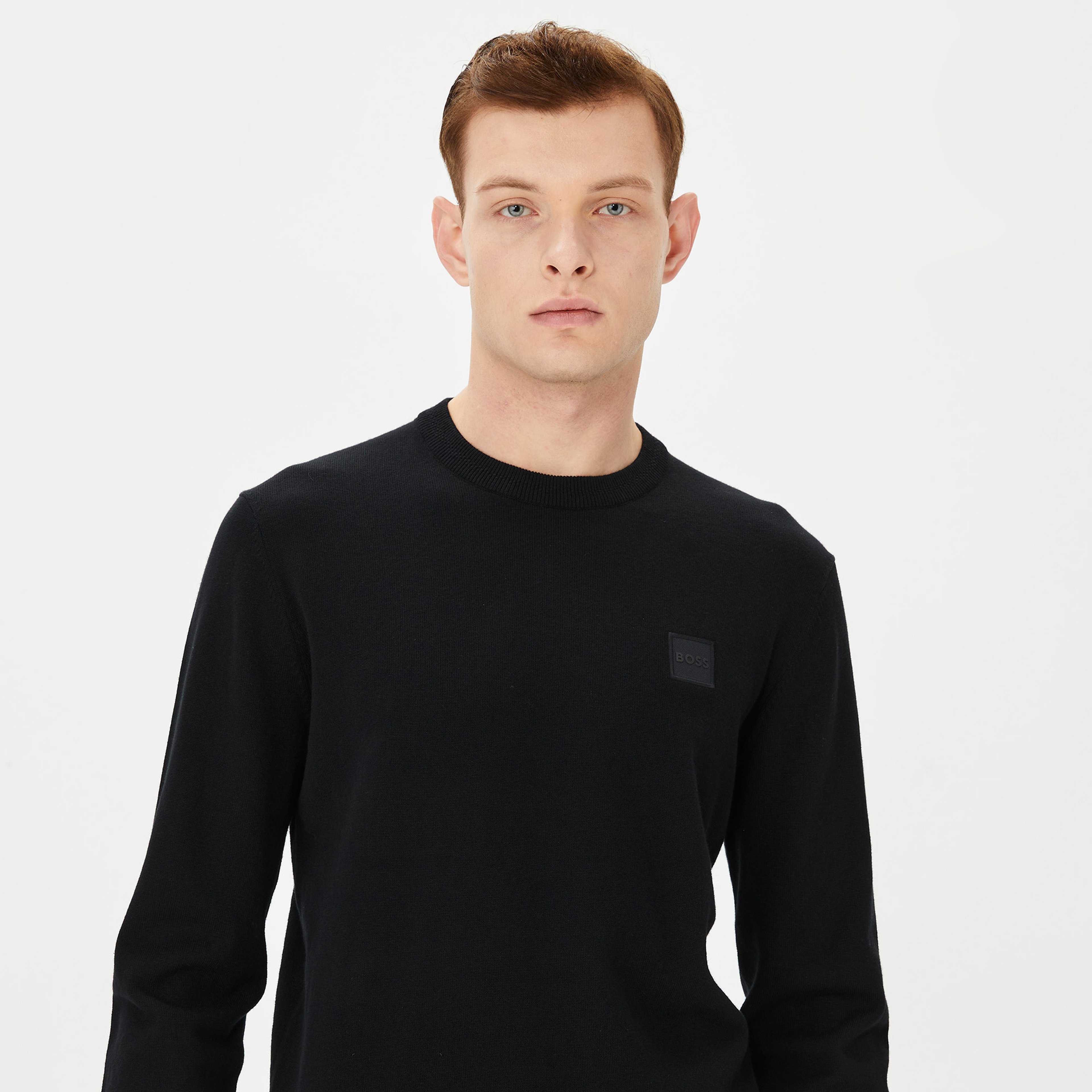 Boss Erkek Siyah Triko