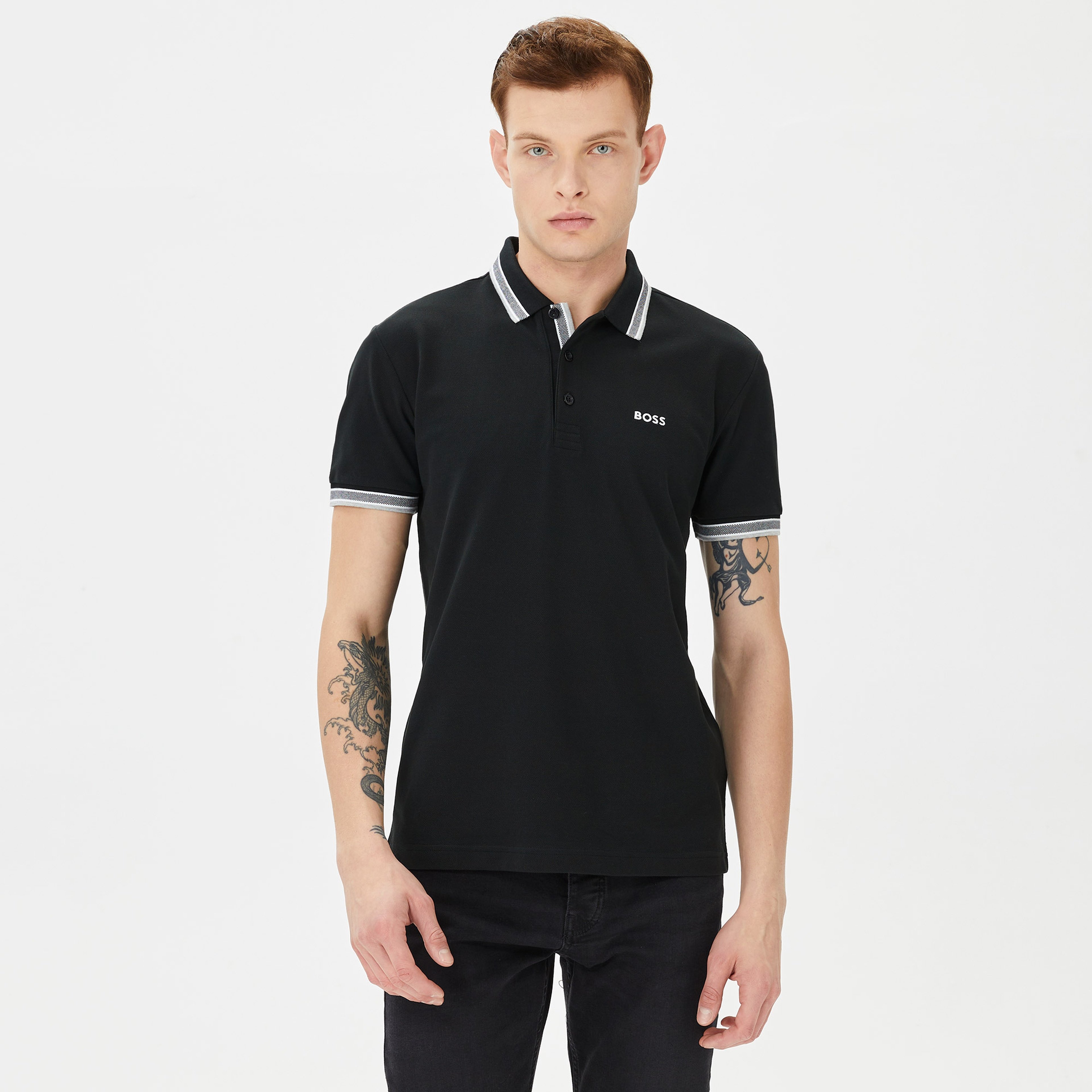Boss Erkek Siyah Polo