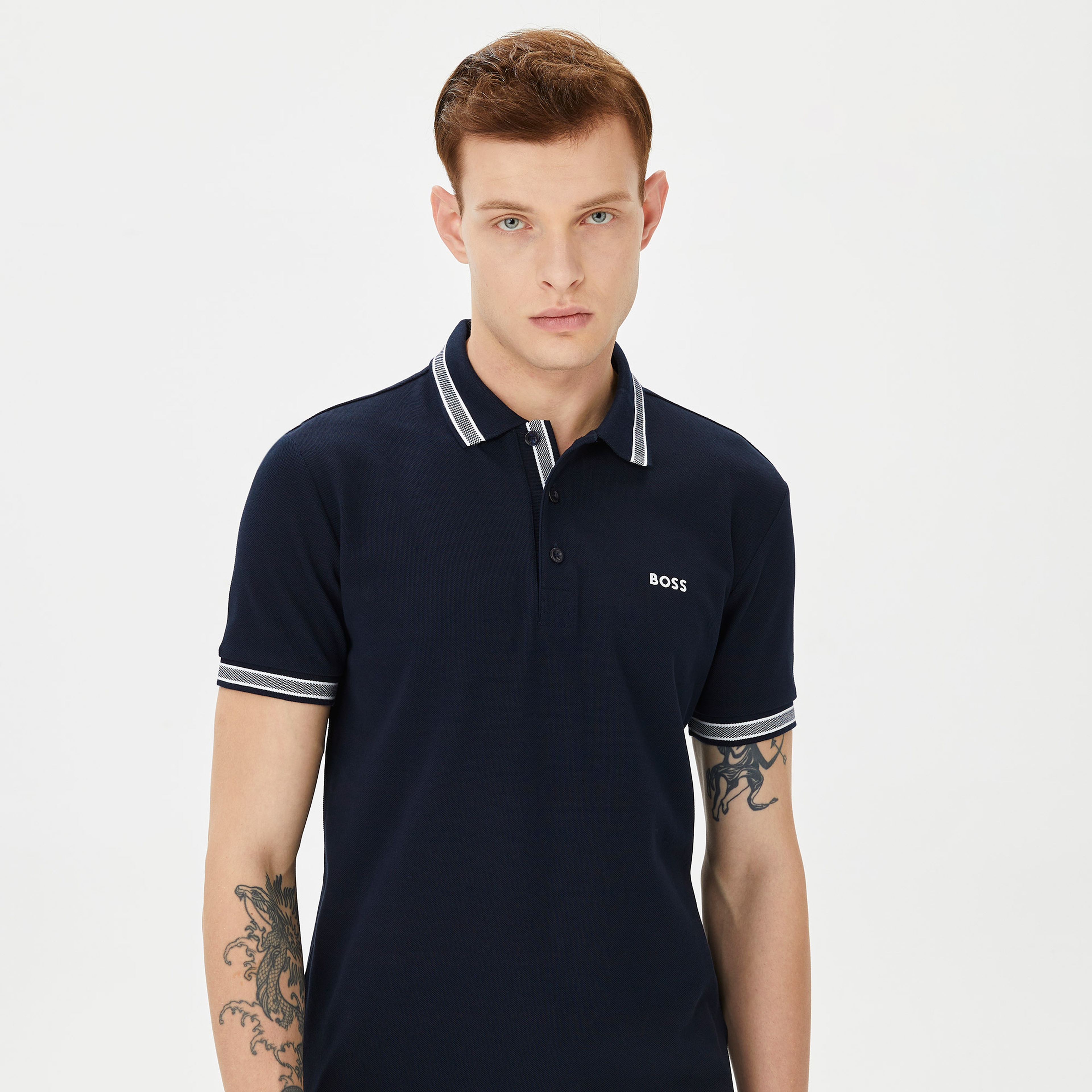Boss Erkek Lacivert Polo