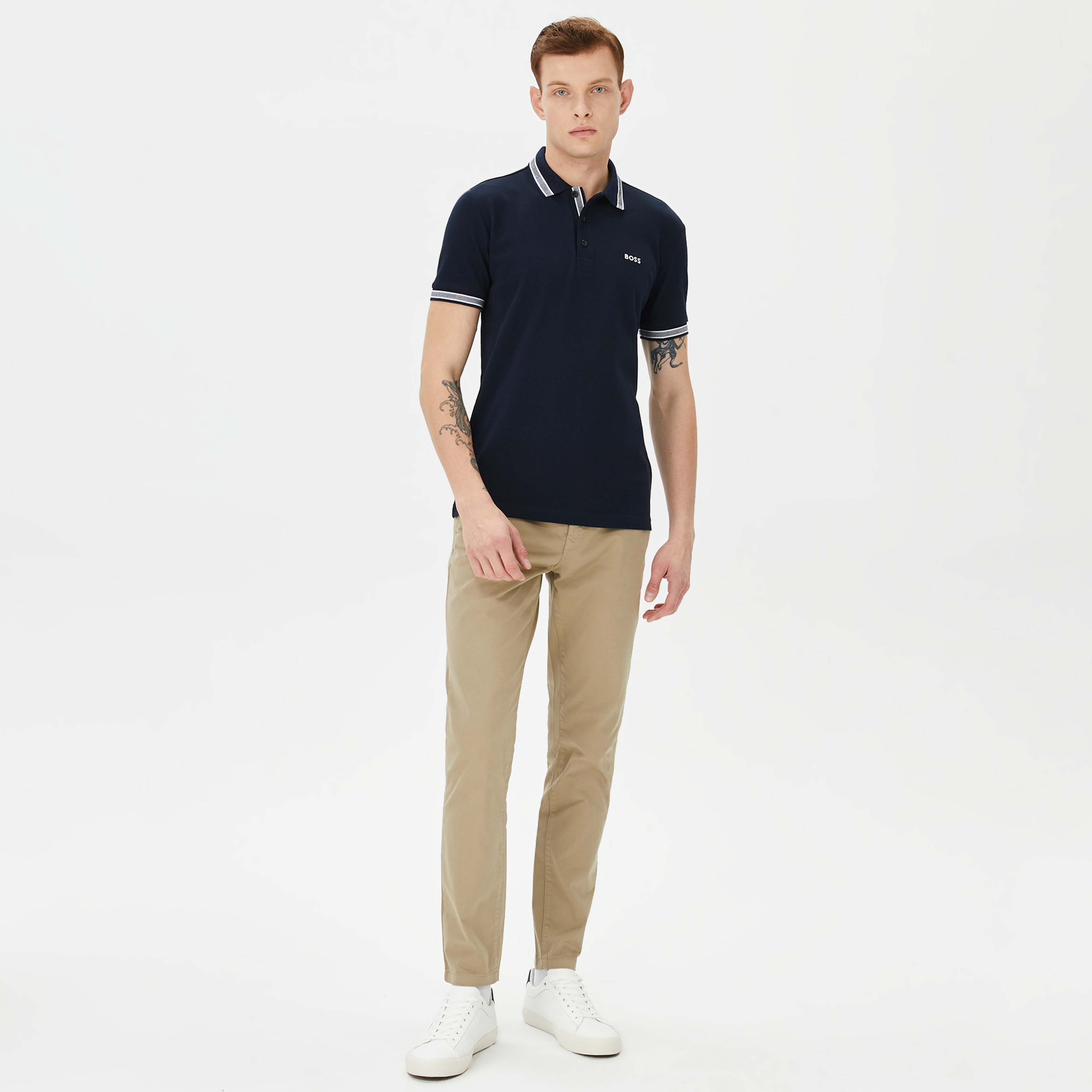 Boss Erkek Lacivert Polo