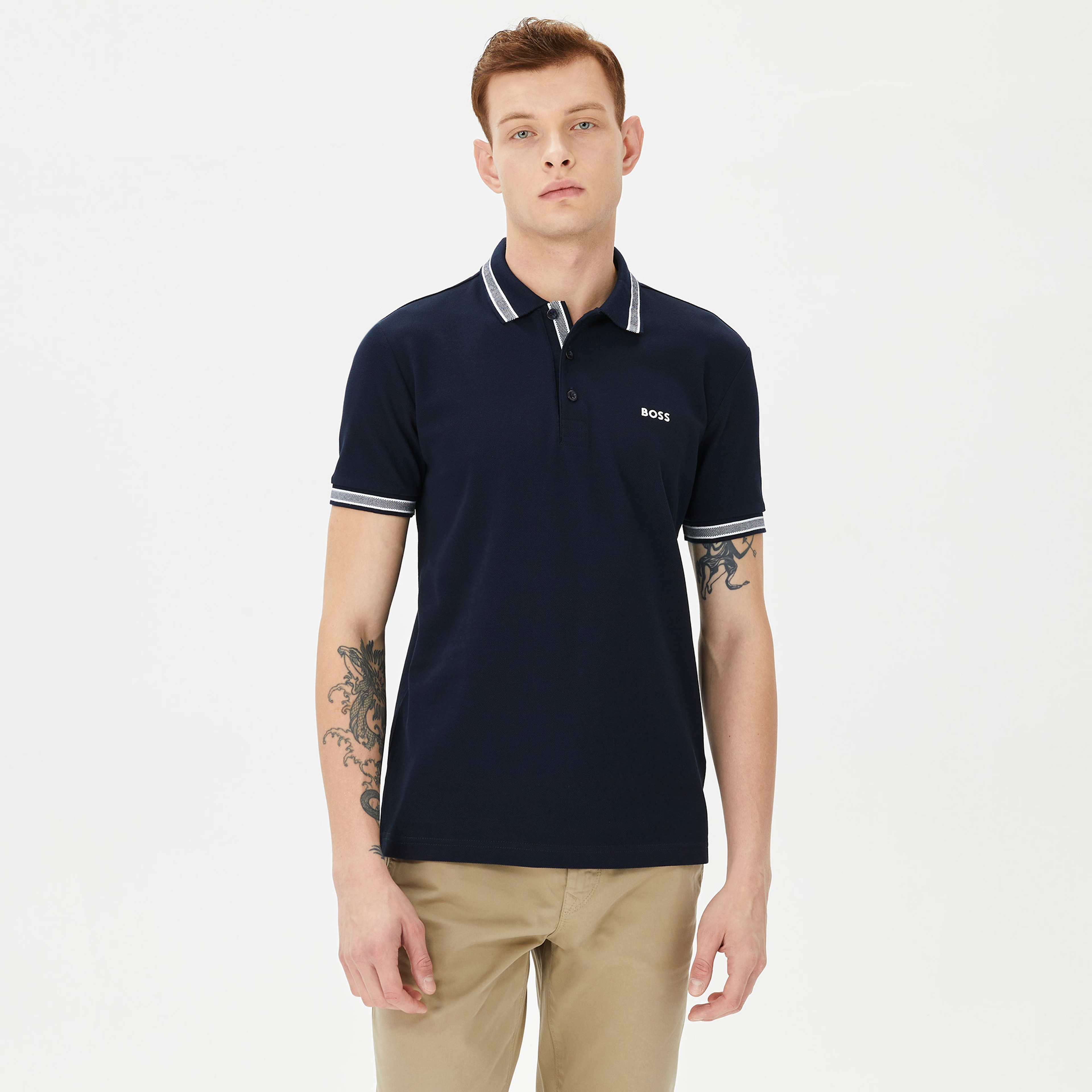 Boss Erkek Lacivert Polo