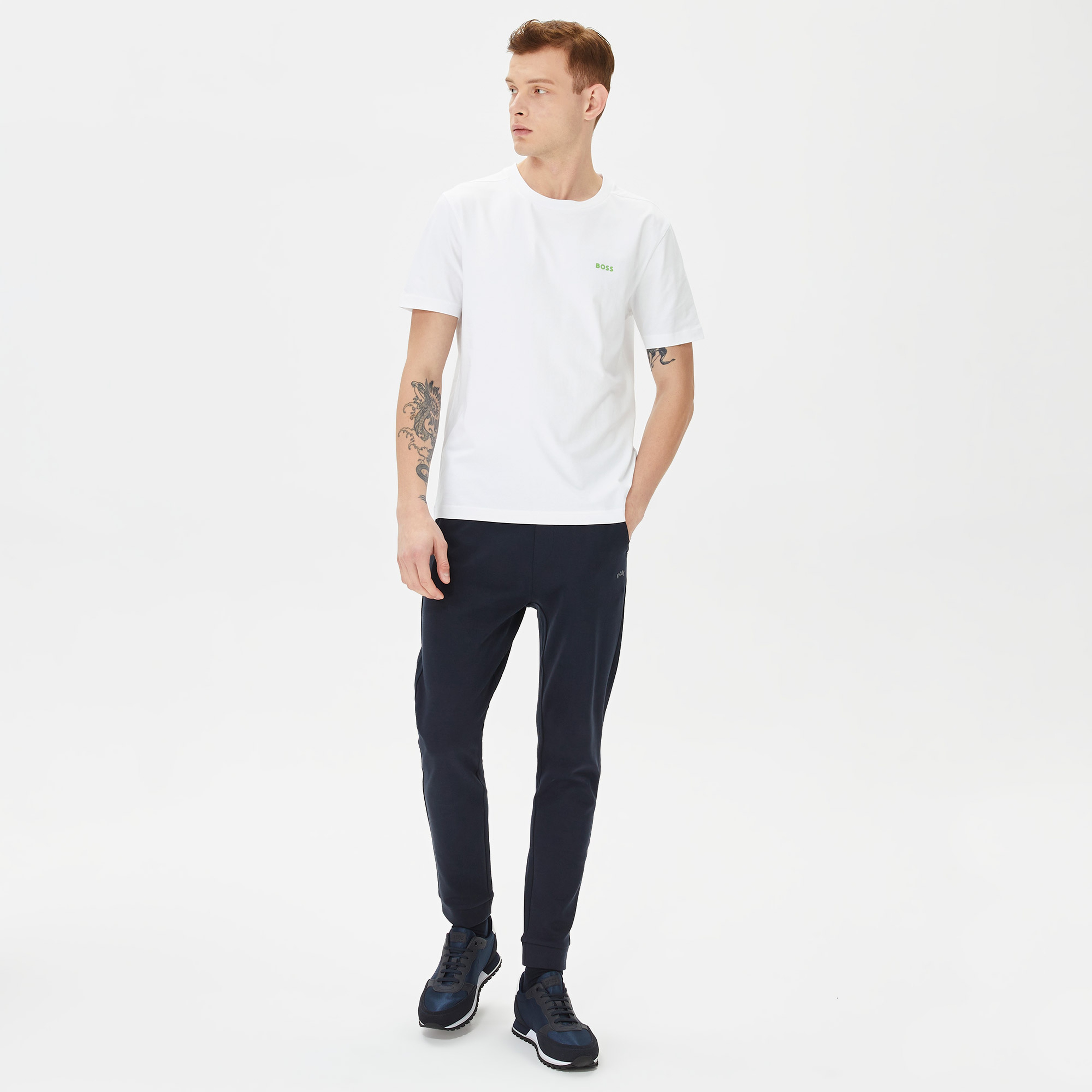 Boss Erkek Beyaz T-Shirt