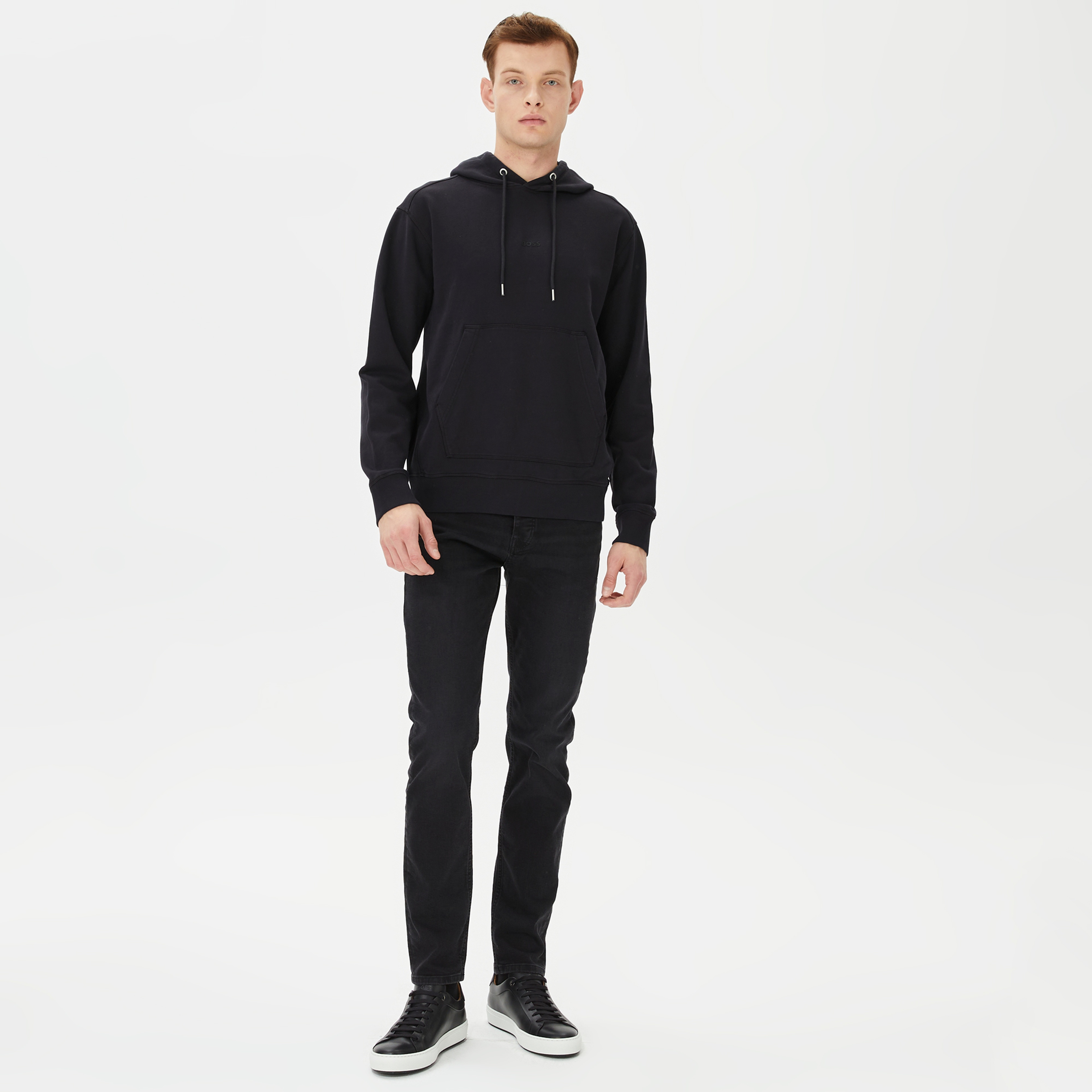 Boss Erkek Siyah Sweatshirt