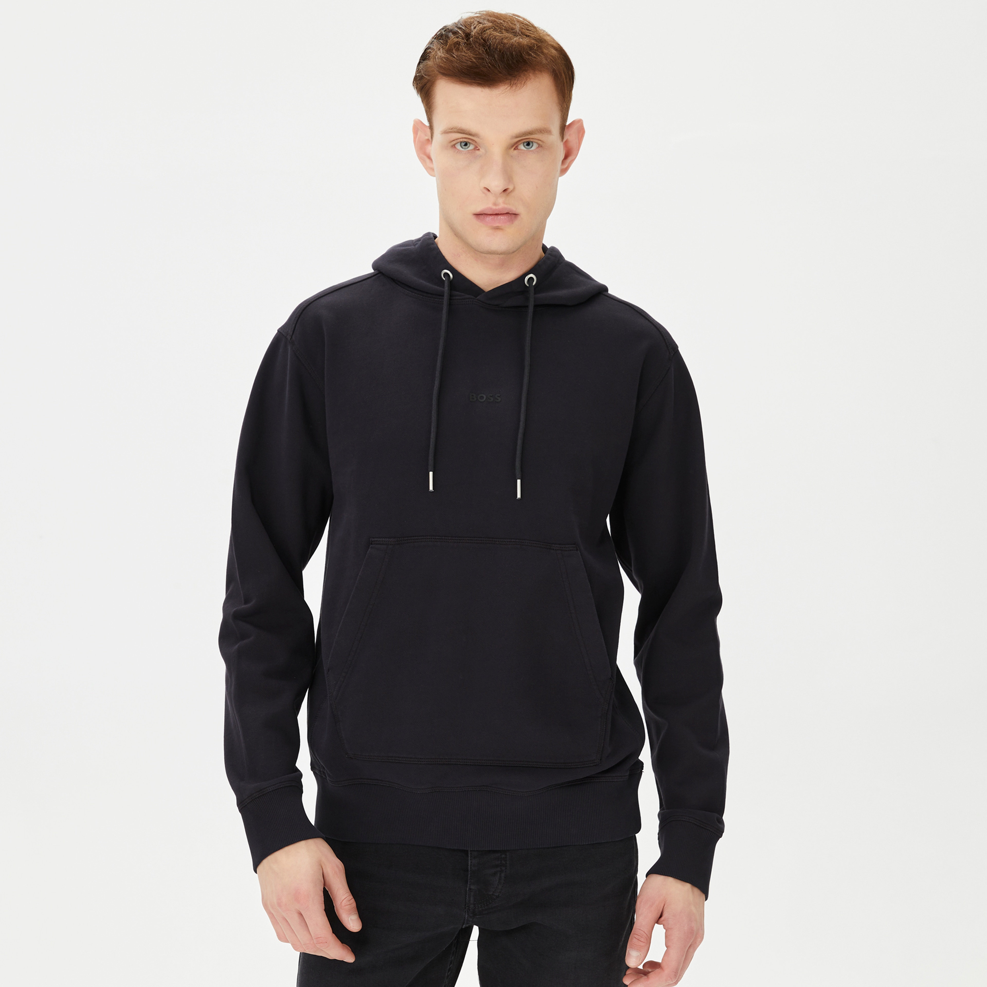 Boss Erkek Siyah Sweatshirt