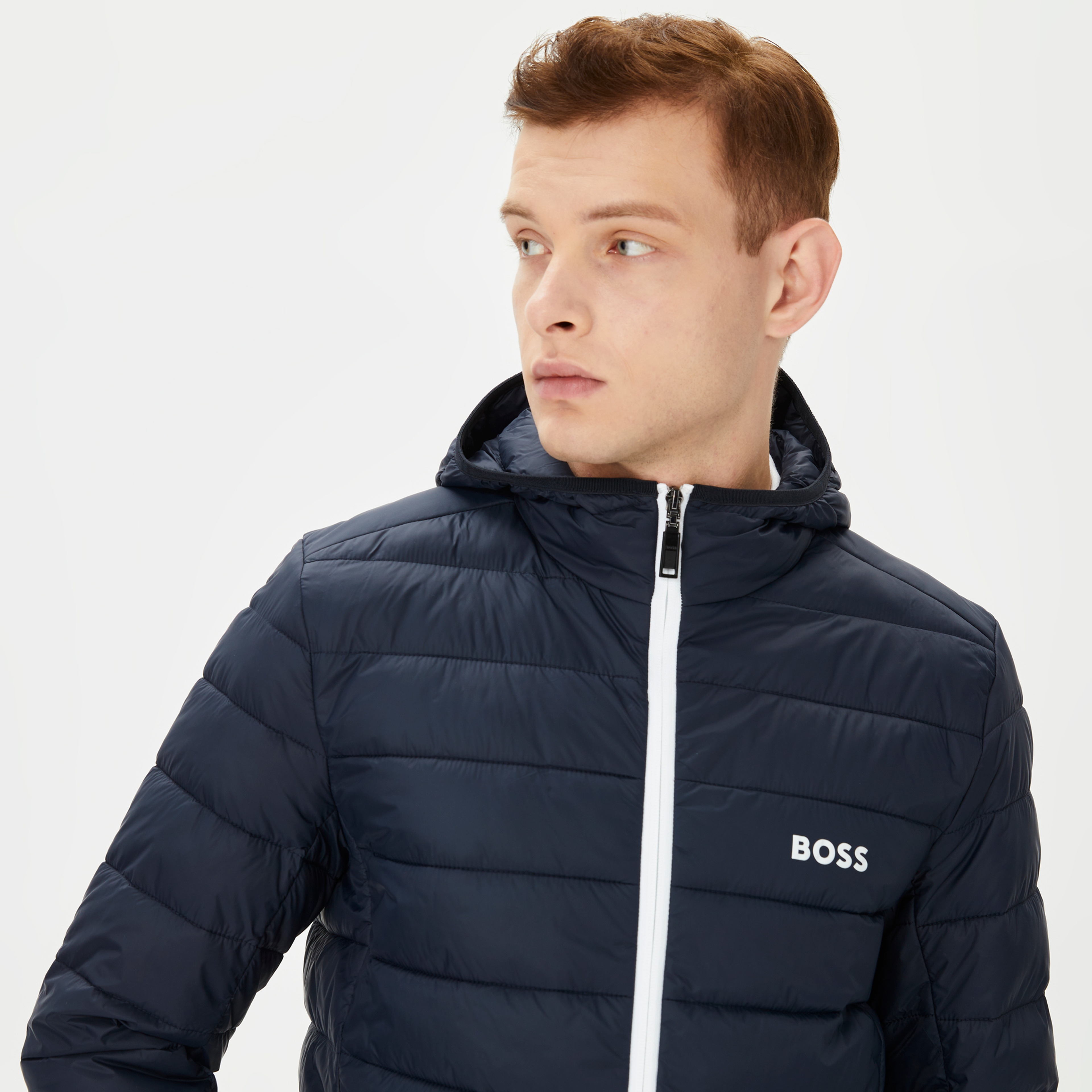 Boss Erkek Lacivert Mont