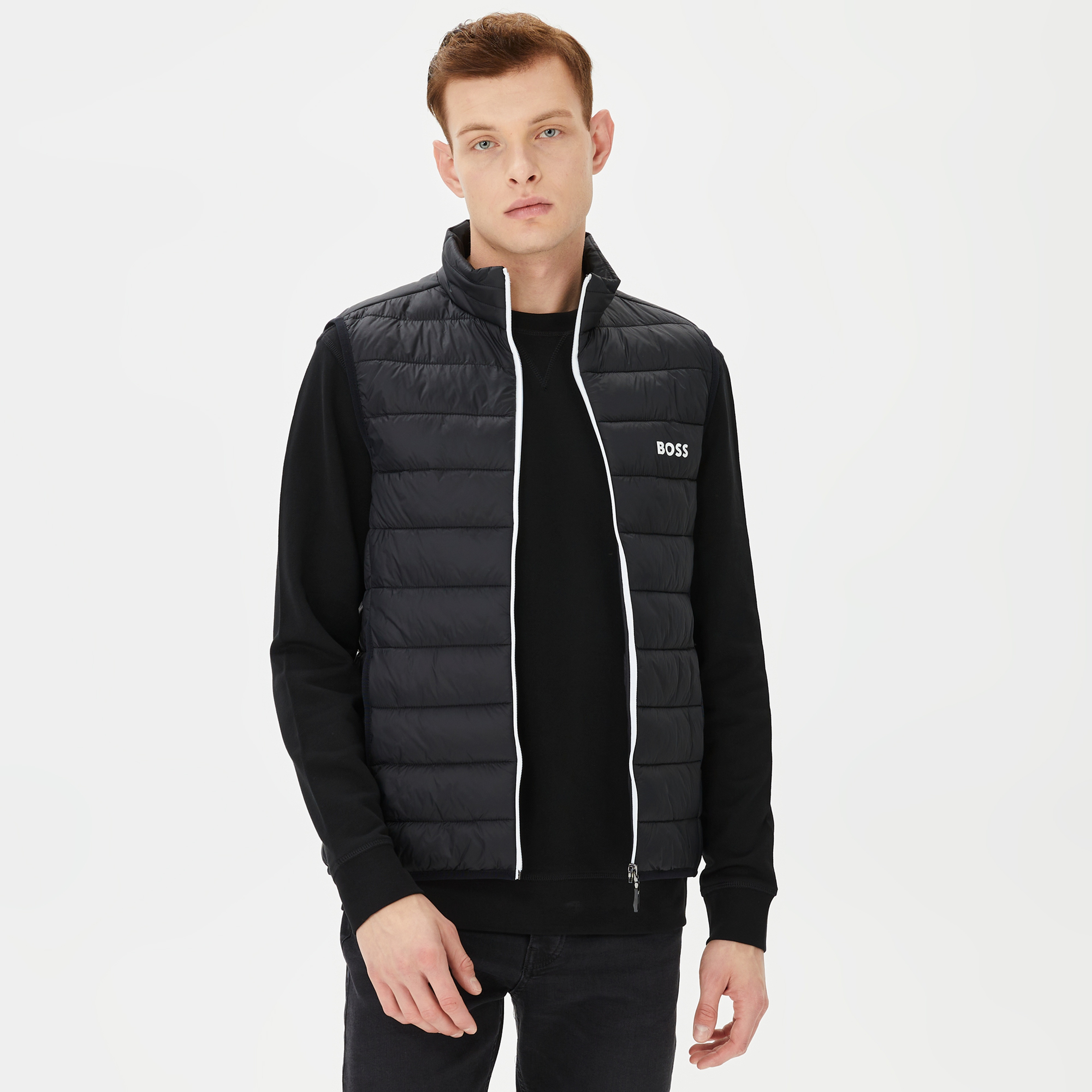 Boss Erkek Siyah Yelek