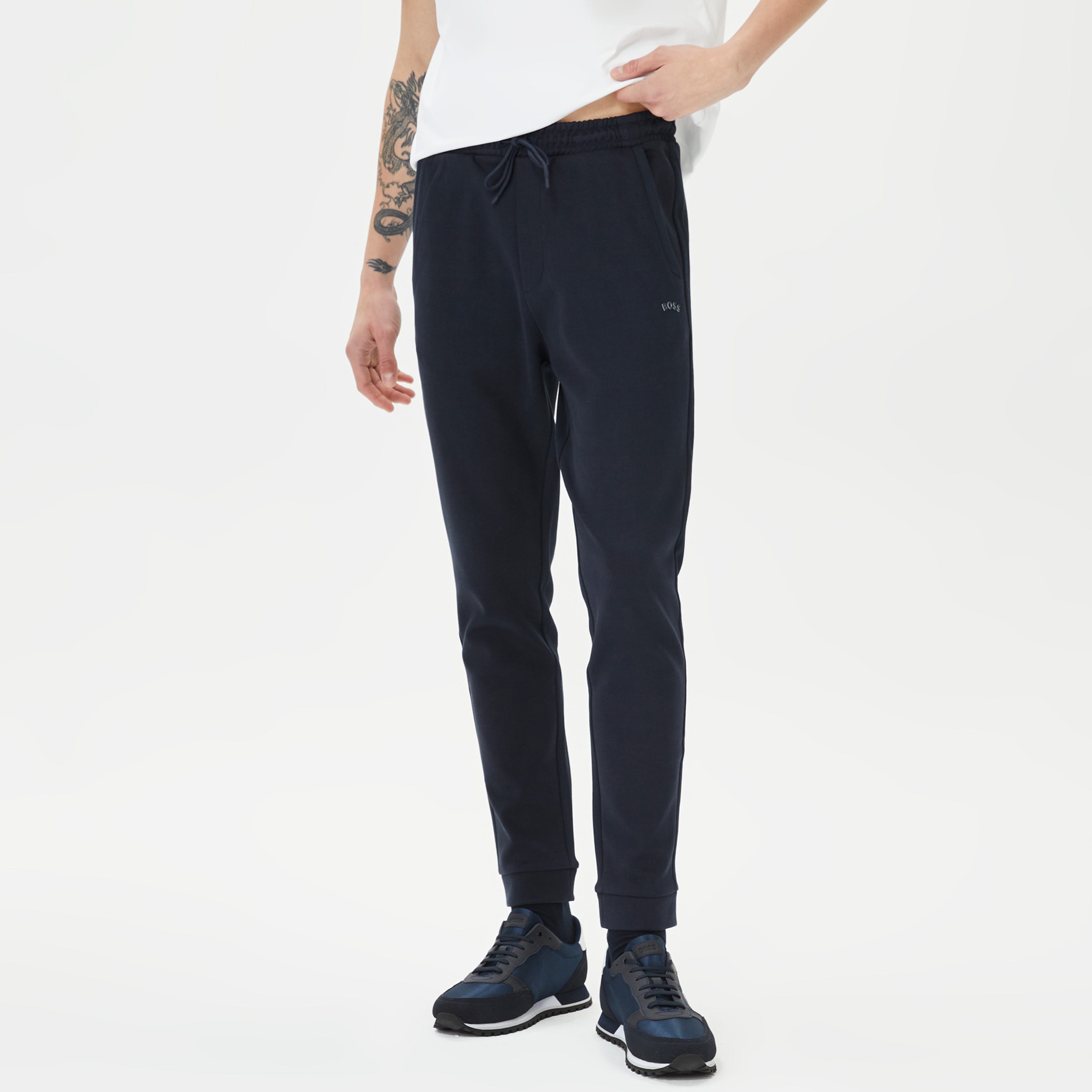 Boss Erkek Lacivert Eşofman Altı