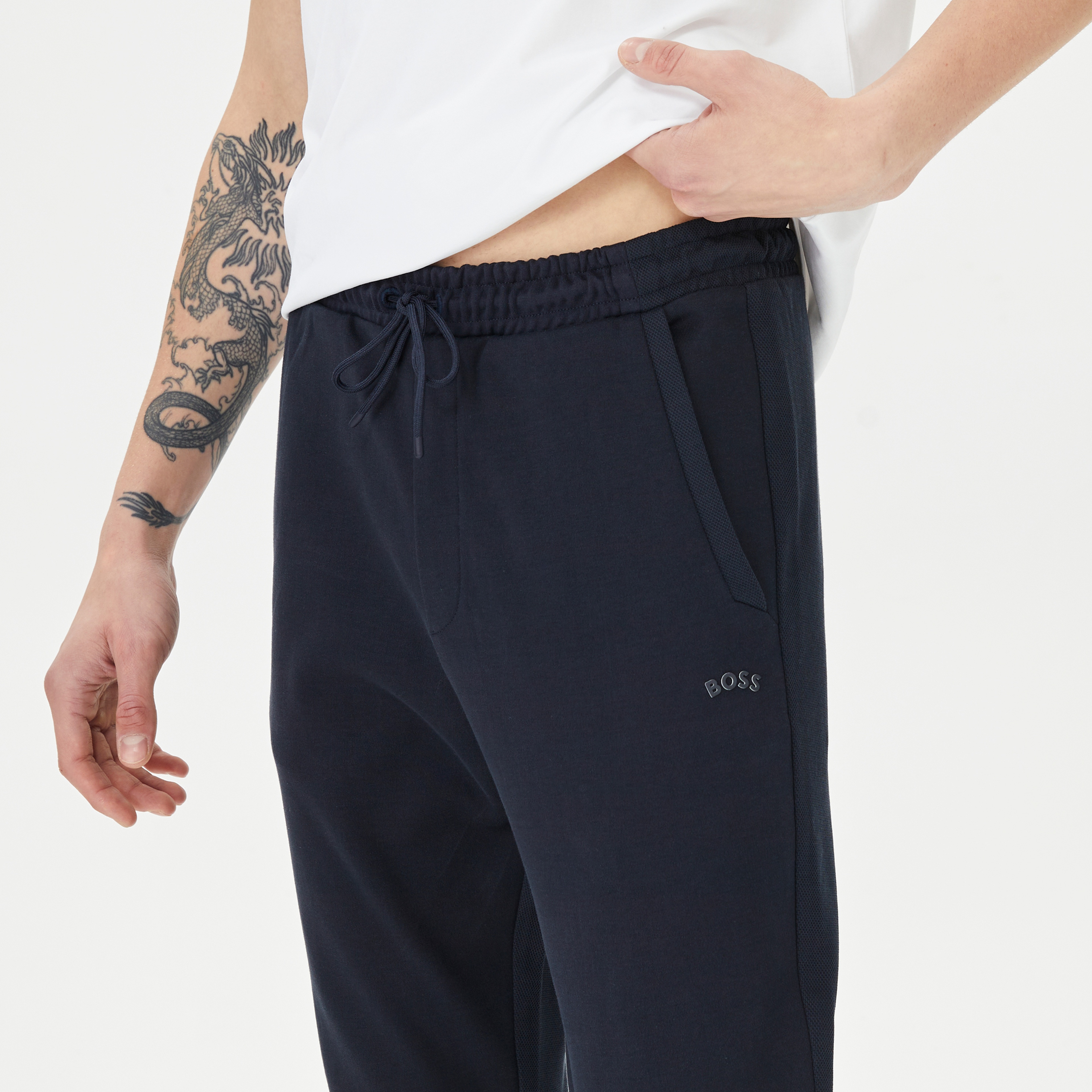 Boss Erkek Lacivert Eşofman Altı