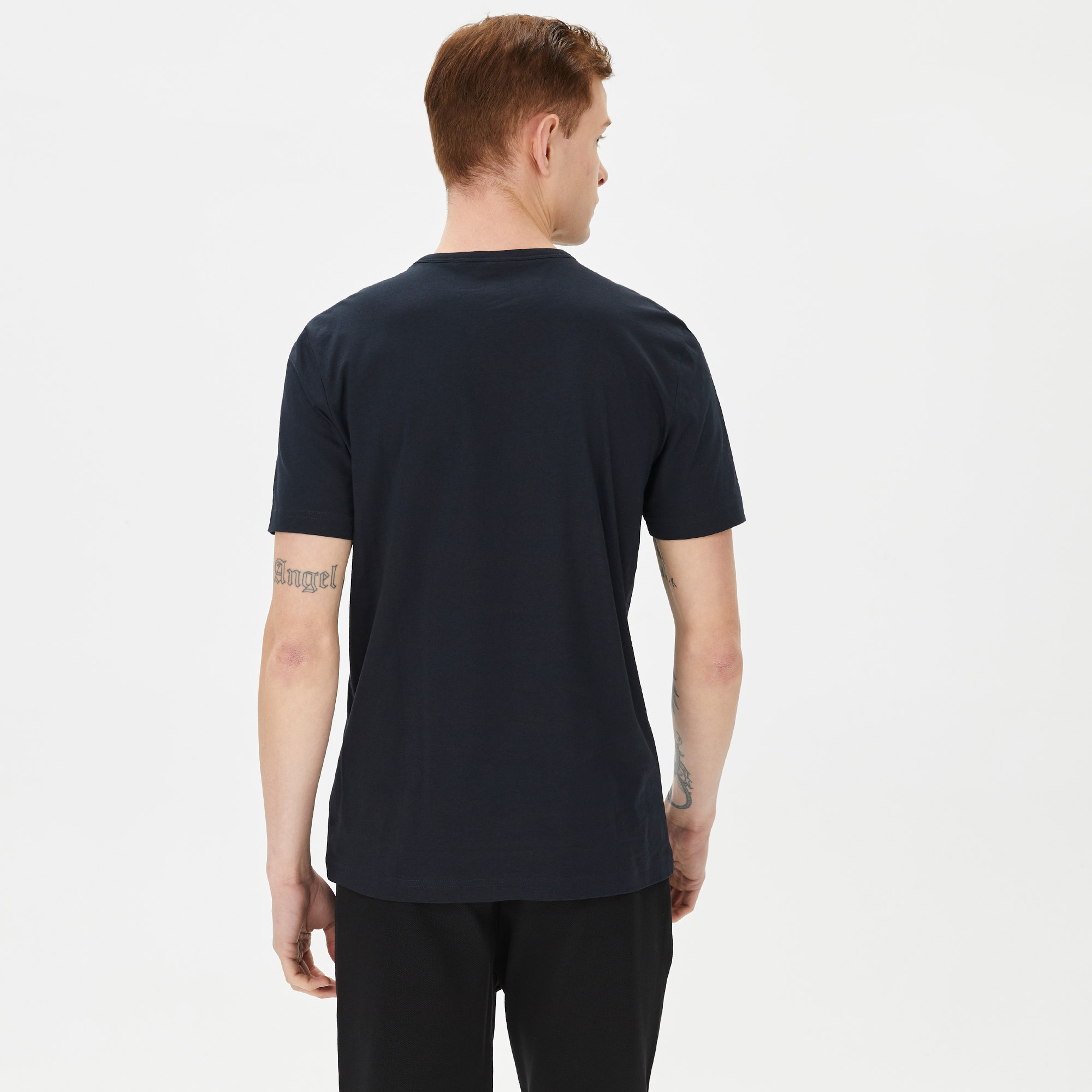 Boss Erkek Lacivert T-Shirt