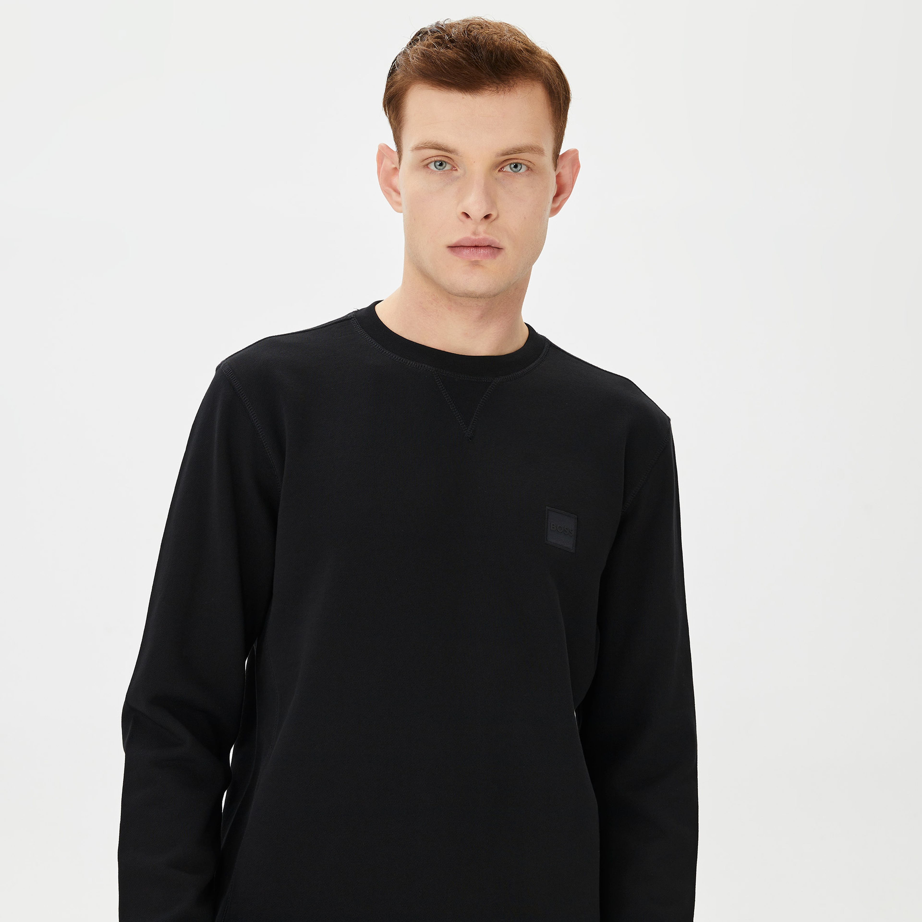 Boss Erkek Siyah Sweatshirt