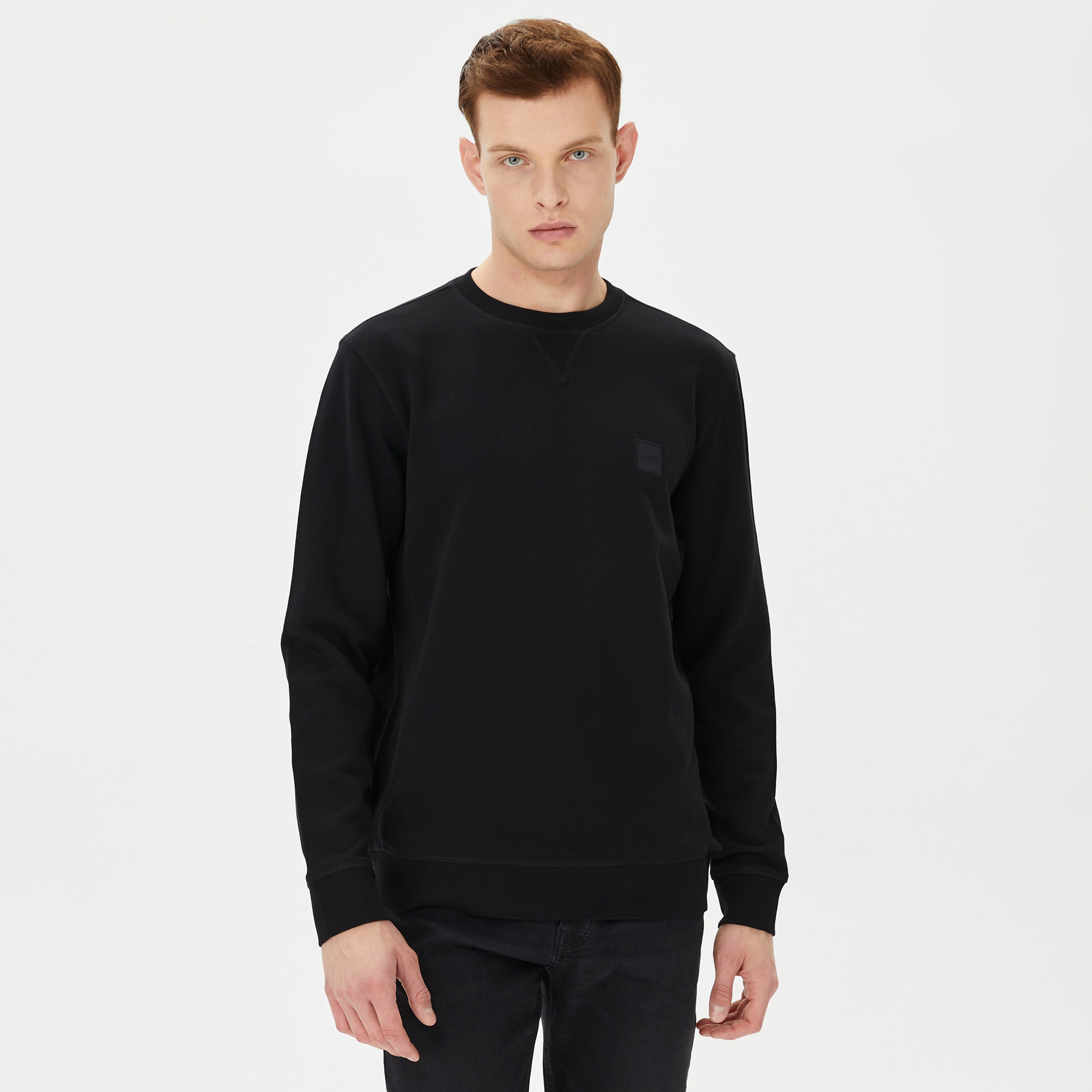 Boss Erkek Siyah Sweatshirt