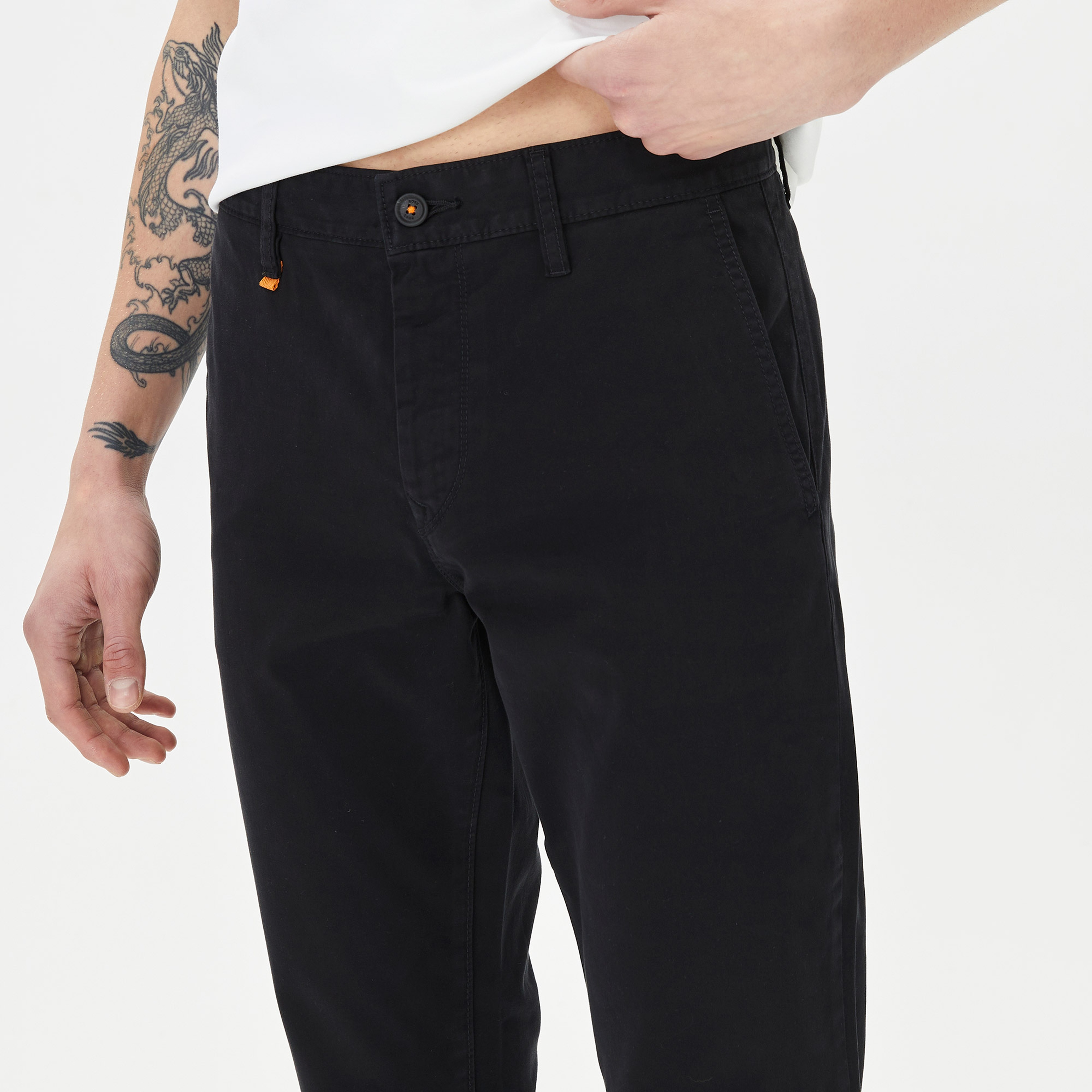 Boss Erkek Siyah Pantolon