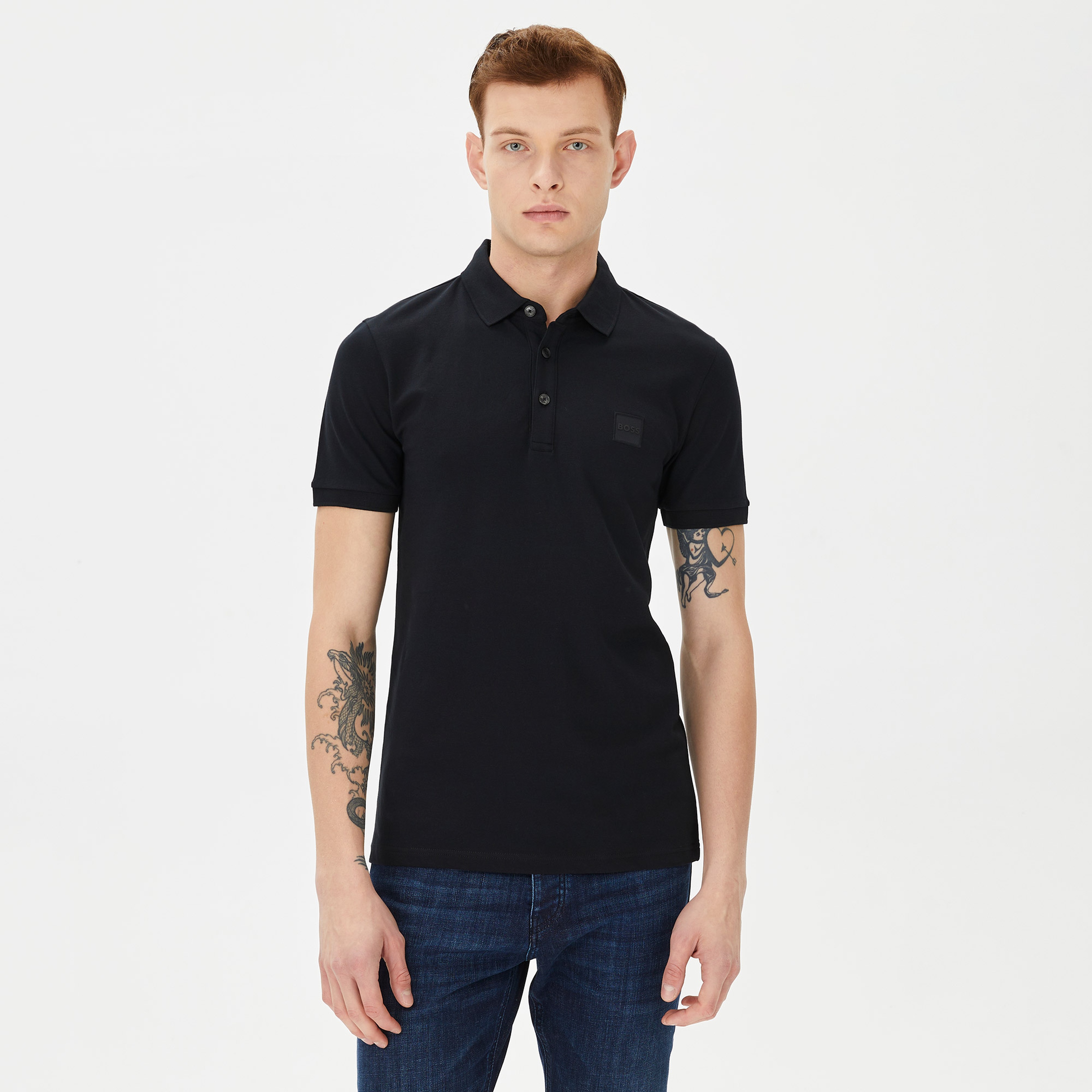 Boss Erkek Siyah Polo