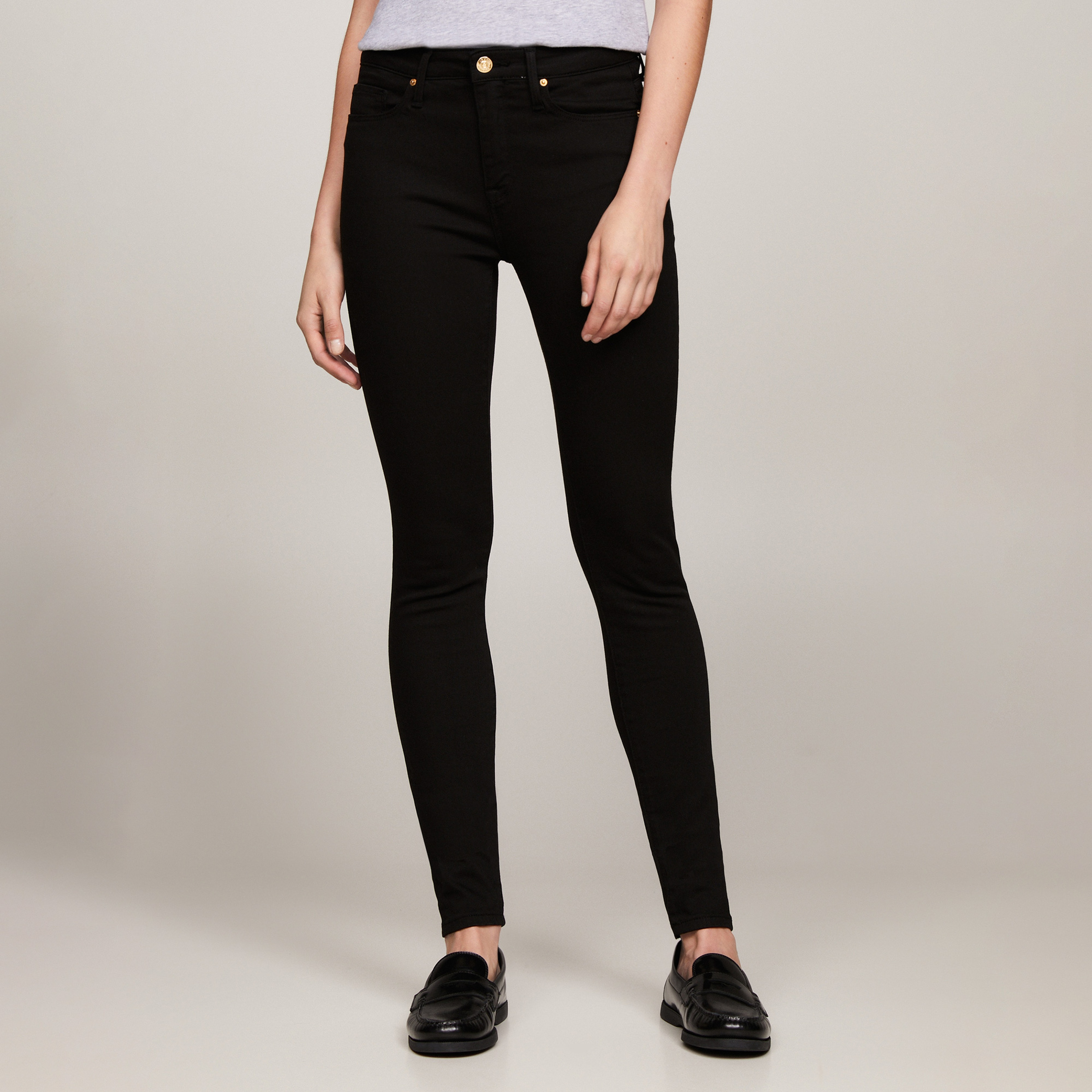 Tommy Hilfiger Kadın Siyah Jean Pantolon