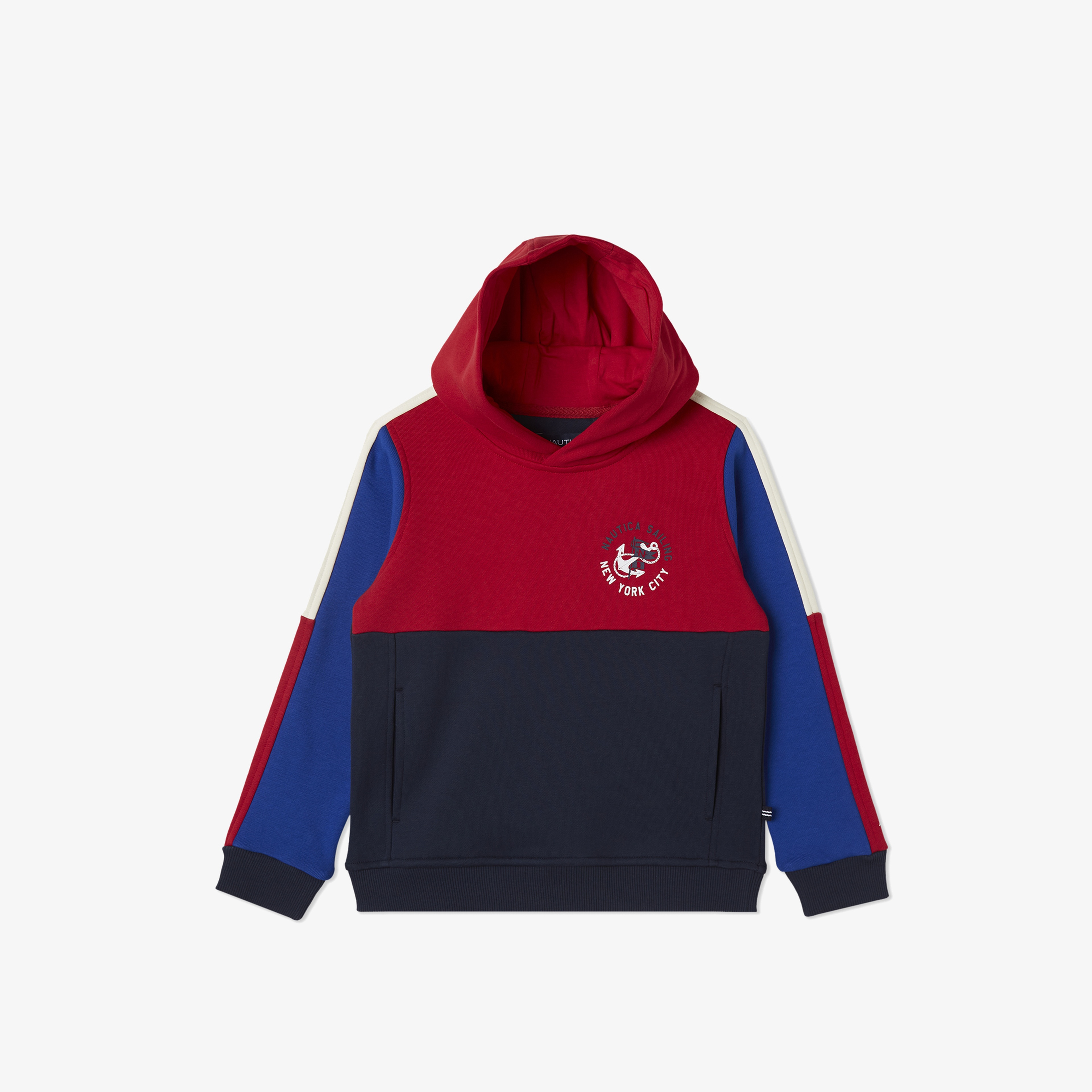 Nautica Erkek Çocuk Lacivert Standart Fit Kapüşonlu Sweatshirt