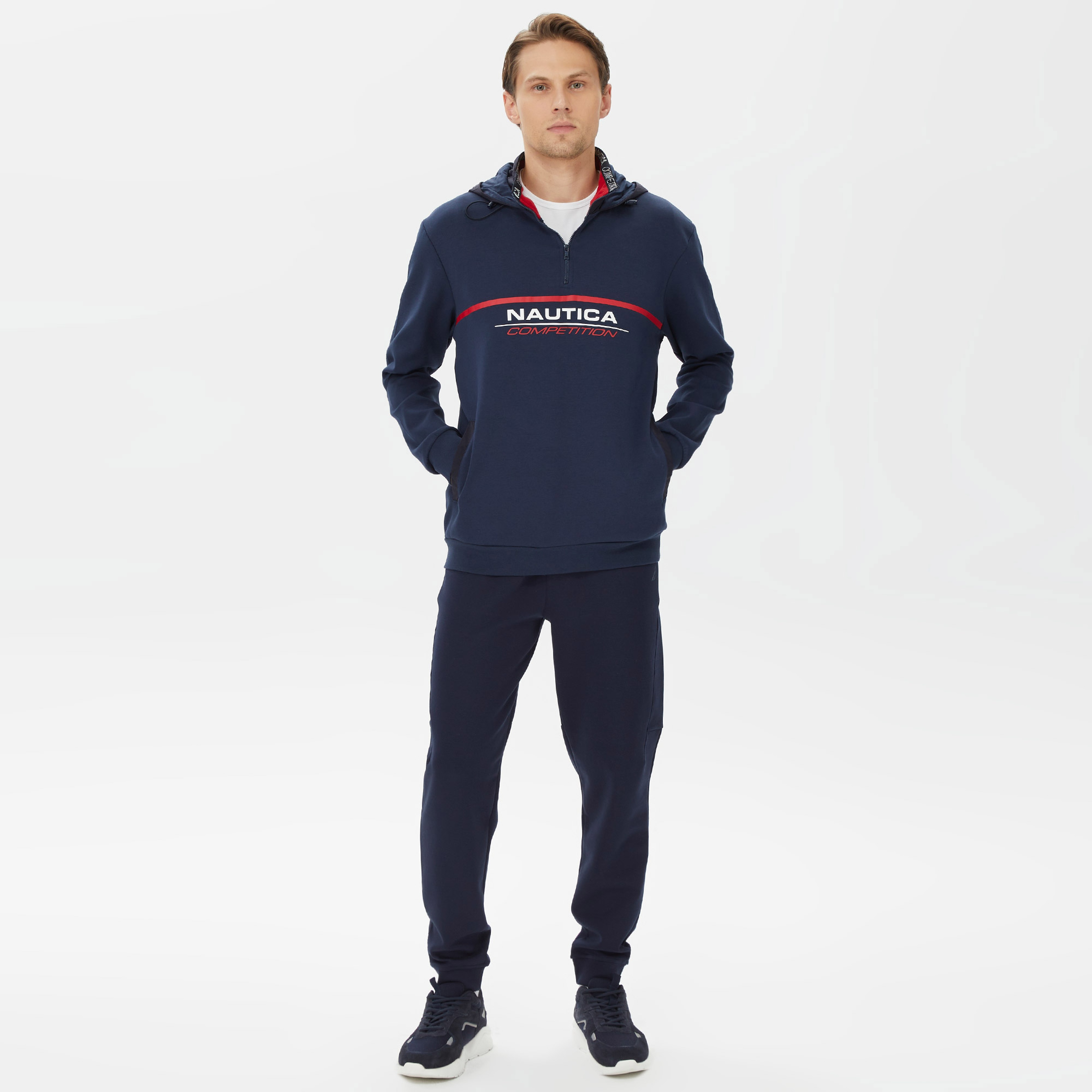 Nautica Erkek Lacivert Standart Fit Sweatshirt