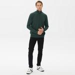 Nautica Erkek Yeşil Standart Fit Dik Yakalı Kazak