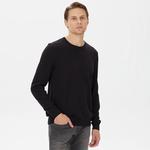 Nautica Erkek Siyah Standart Fit Kazak