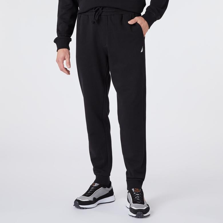 Nautica Erkek Siyah Standart Fit Eşofman Altı