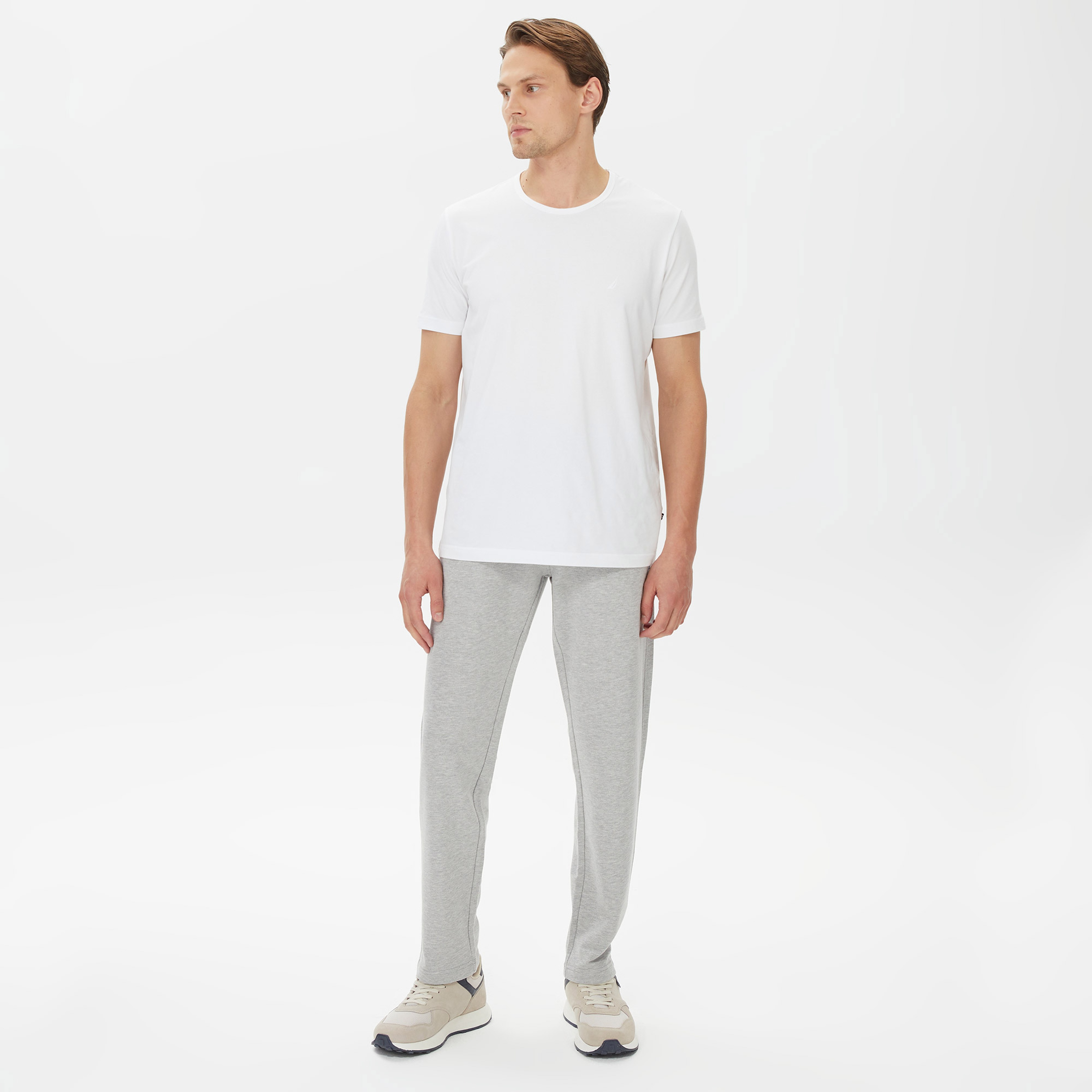 Nautica Erkek Gri Standart Fit Eşofman Altı