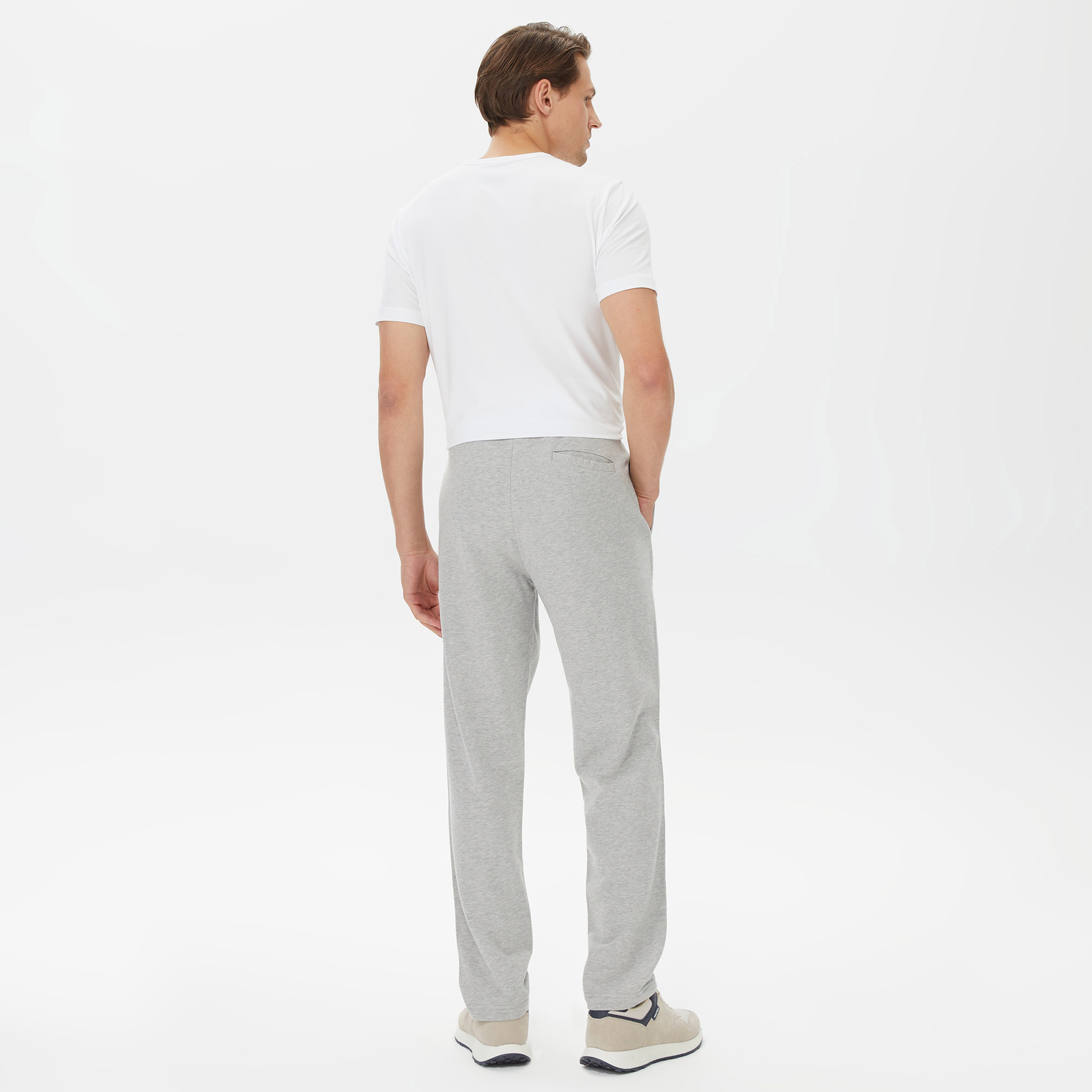 Nautica Erkek Gri Standart Fit Eşofman Altı