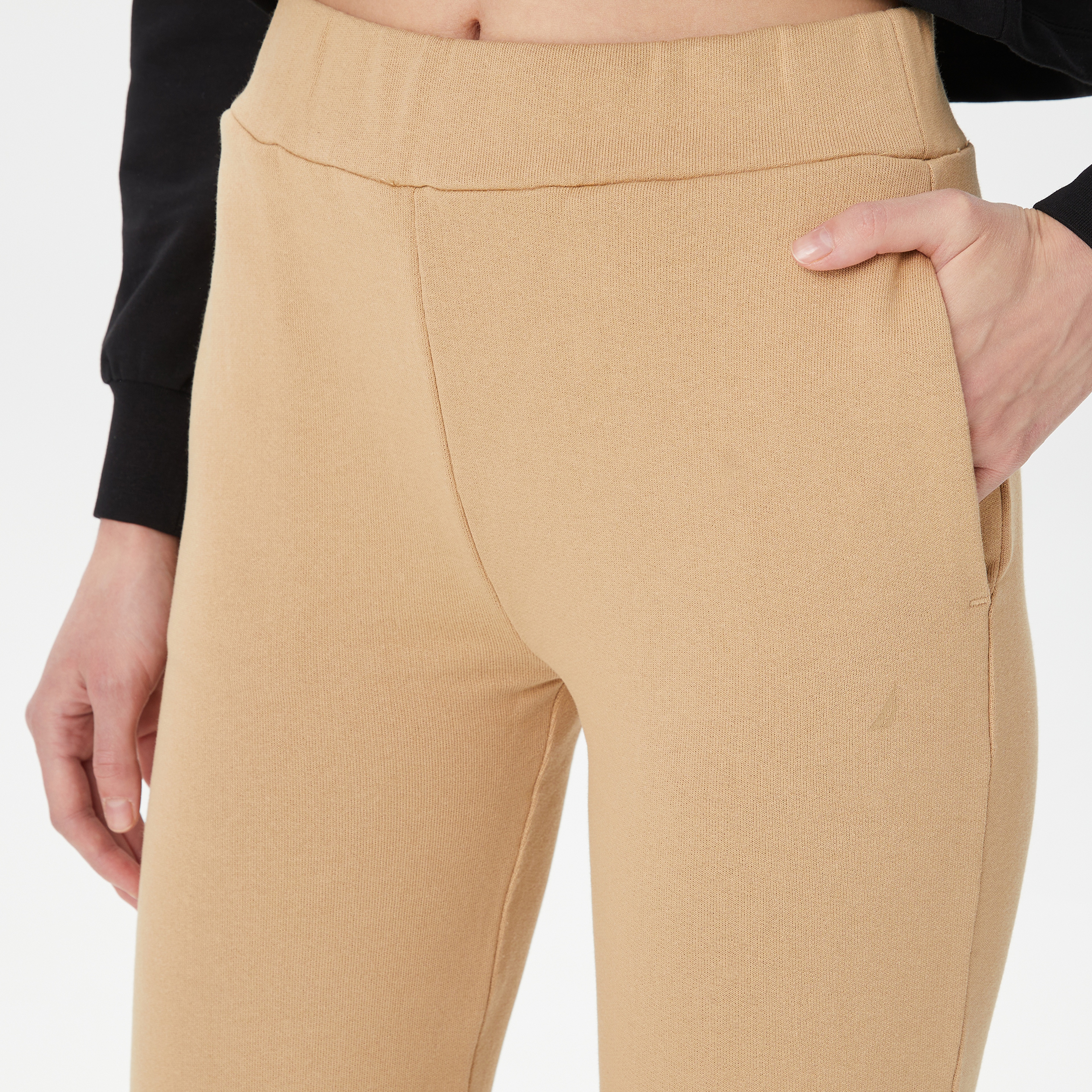 Nautica Kadın Bej Standart Fit Eşofman Altı