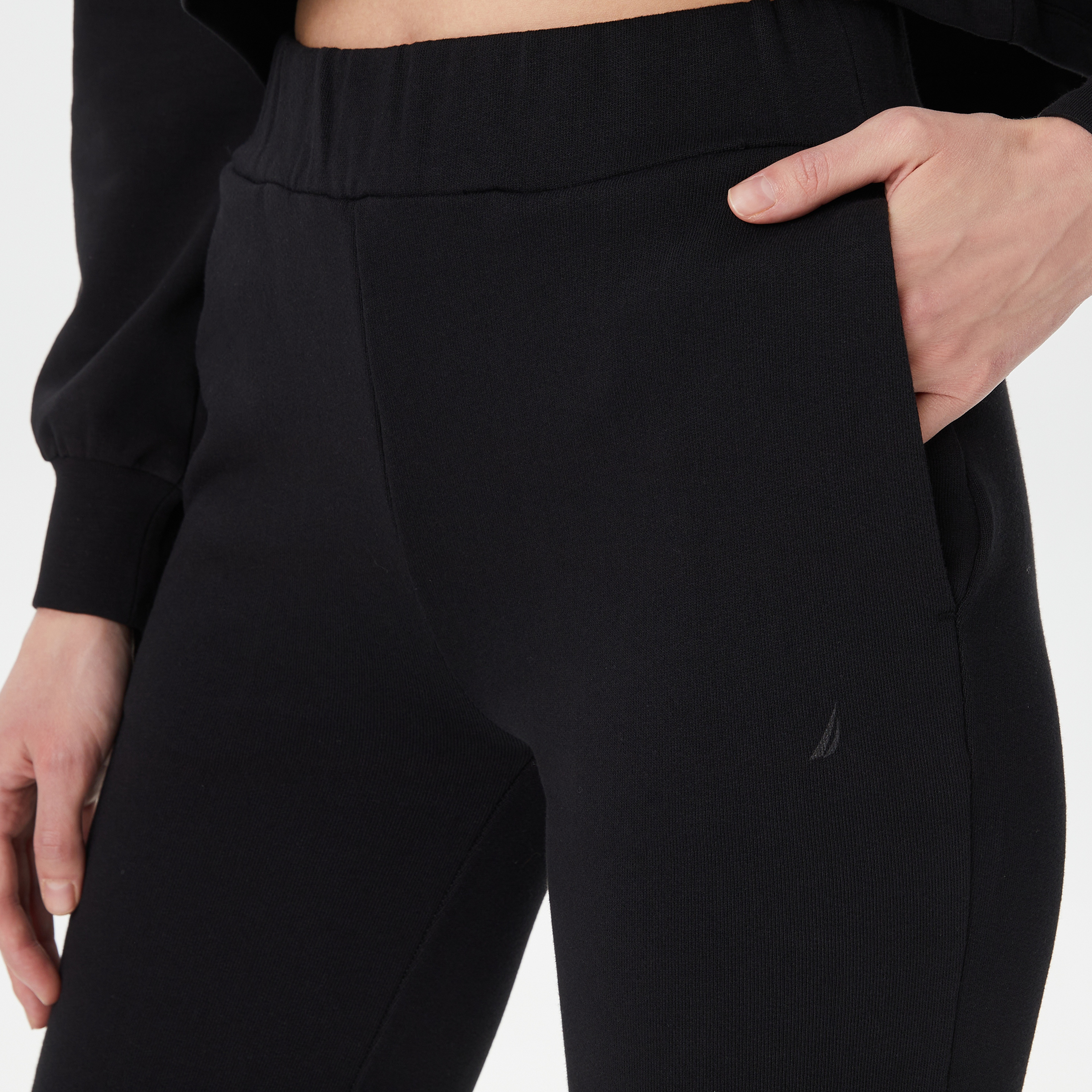 Nautica Kadın Siyah Standart Fit Eşofman Altı