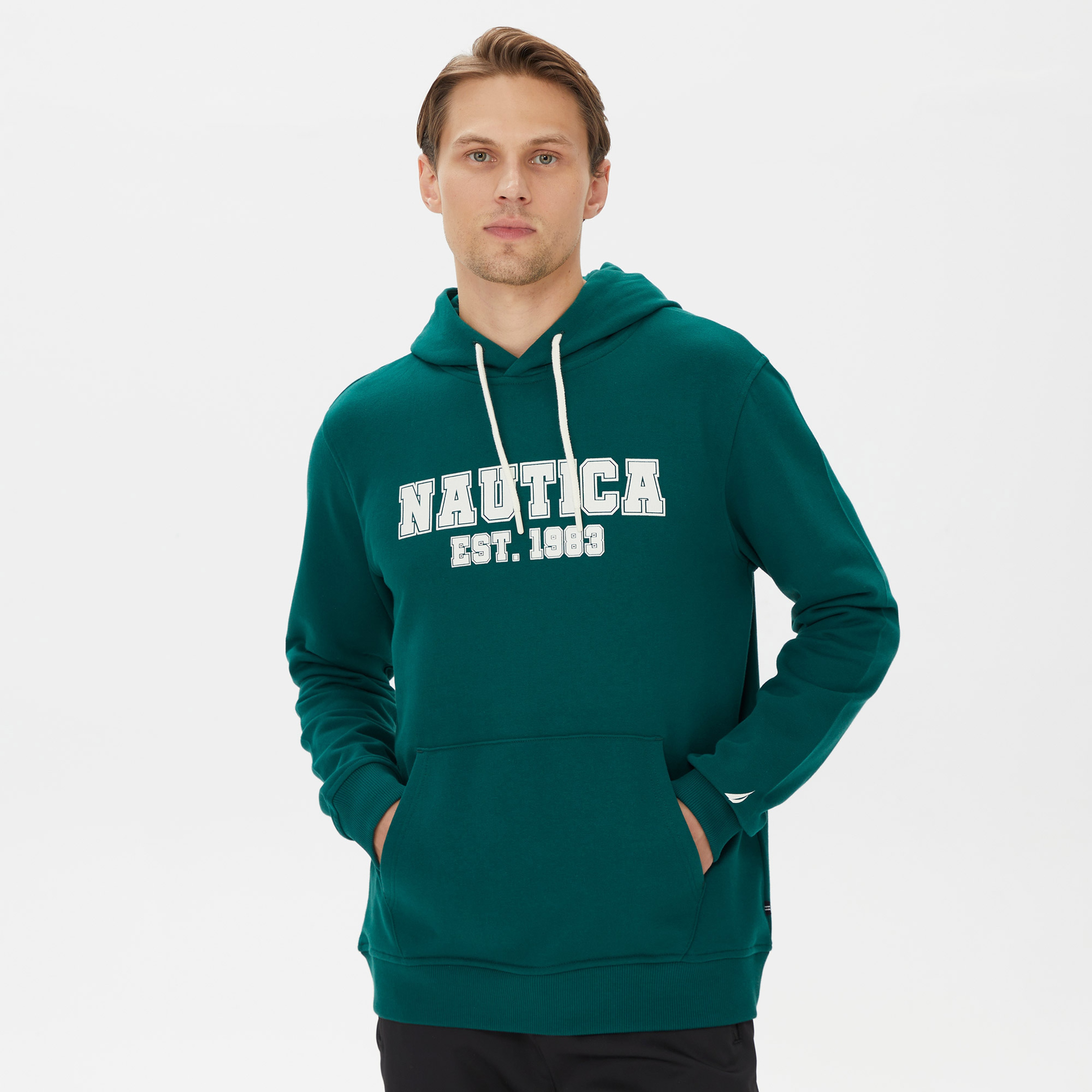 Nautica Erkek Yeşil Standart Fit Sweatshirt