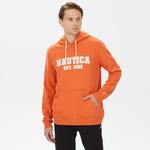 Nautica Erkek Turuncu Standart Fit Sweatshirt
