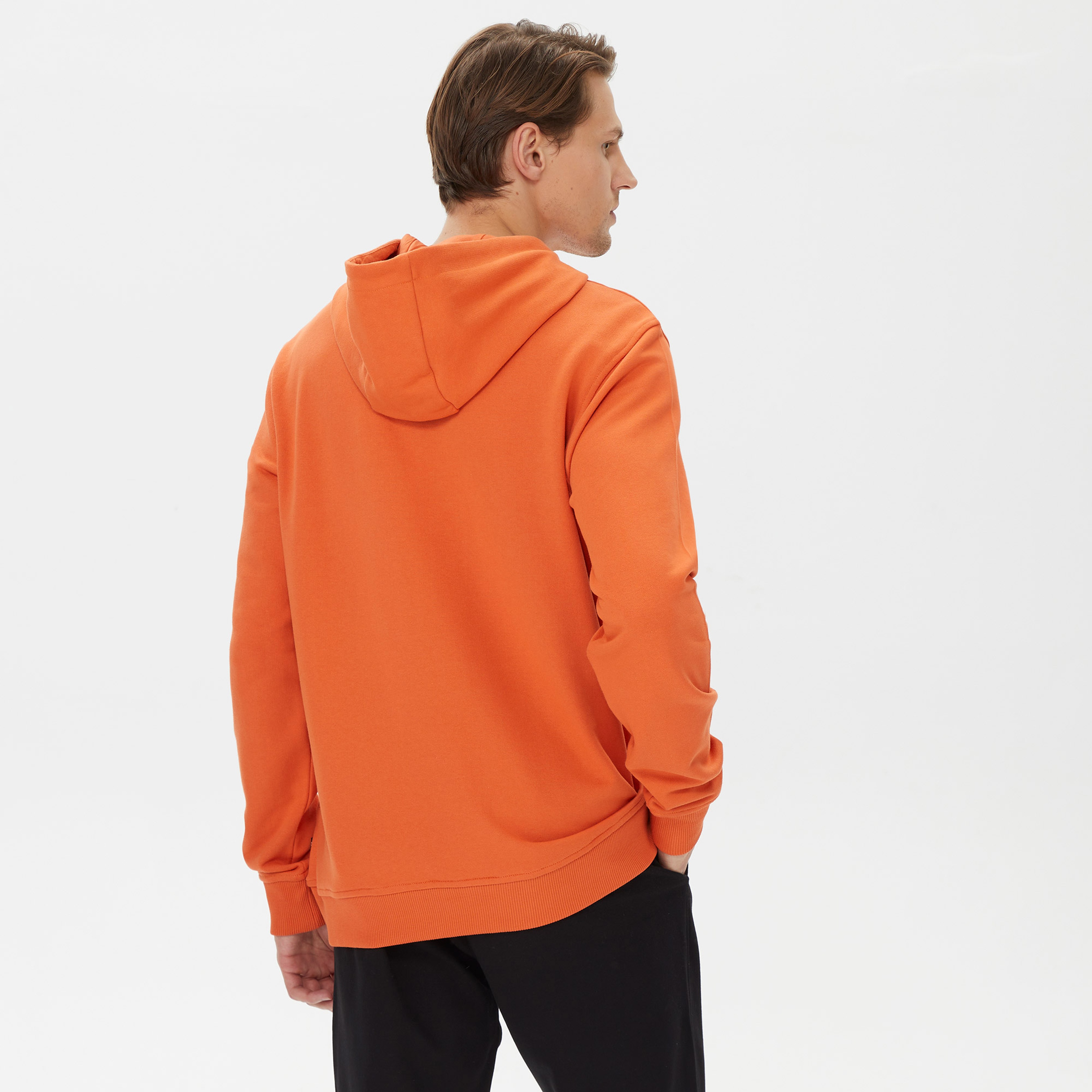 Nautica Erkek Turuncu Standart Fit Sweatshirt