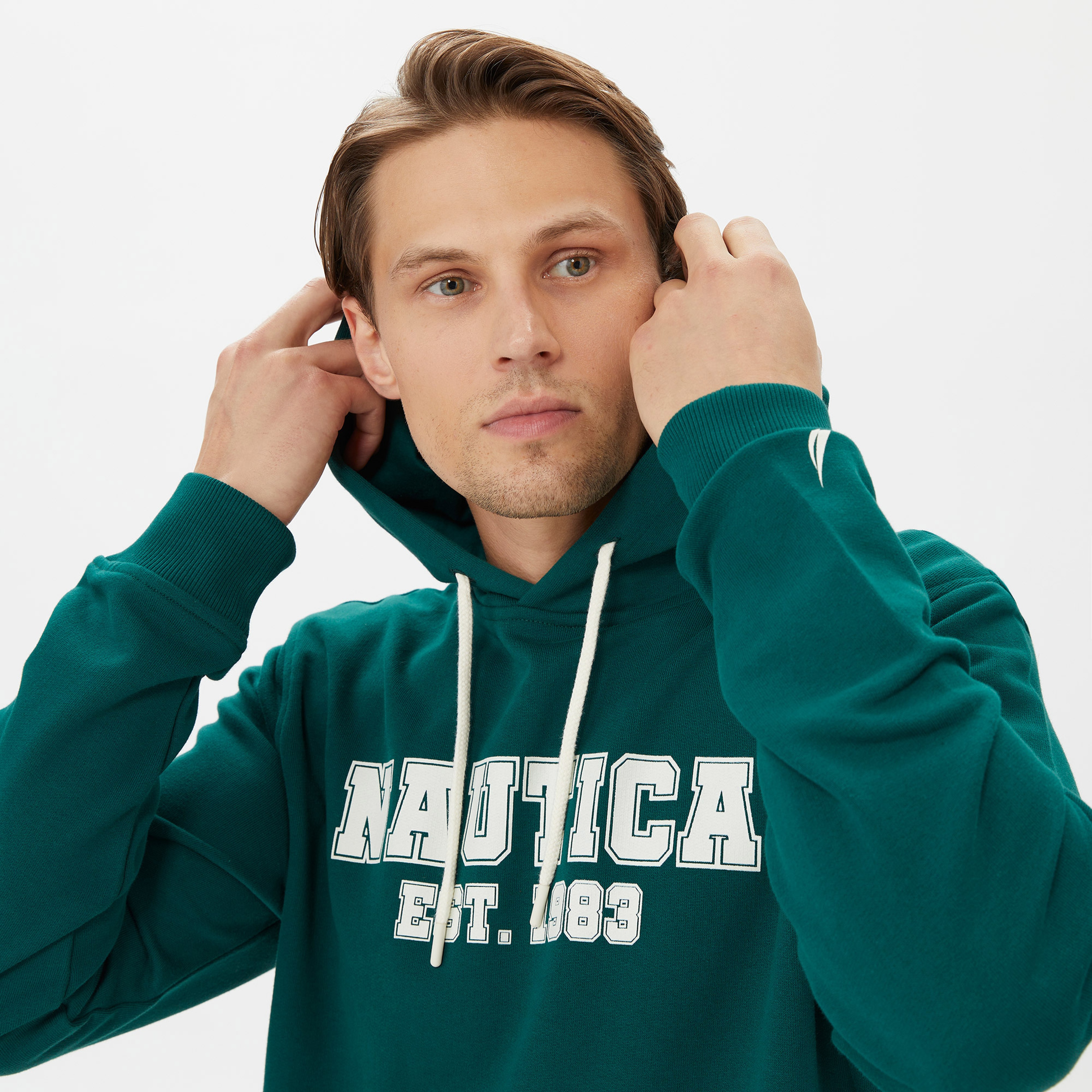 Nautica Erkek Yeşil Standart Fit Sweatshirt