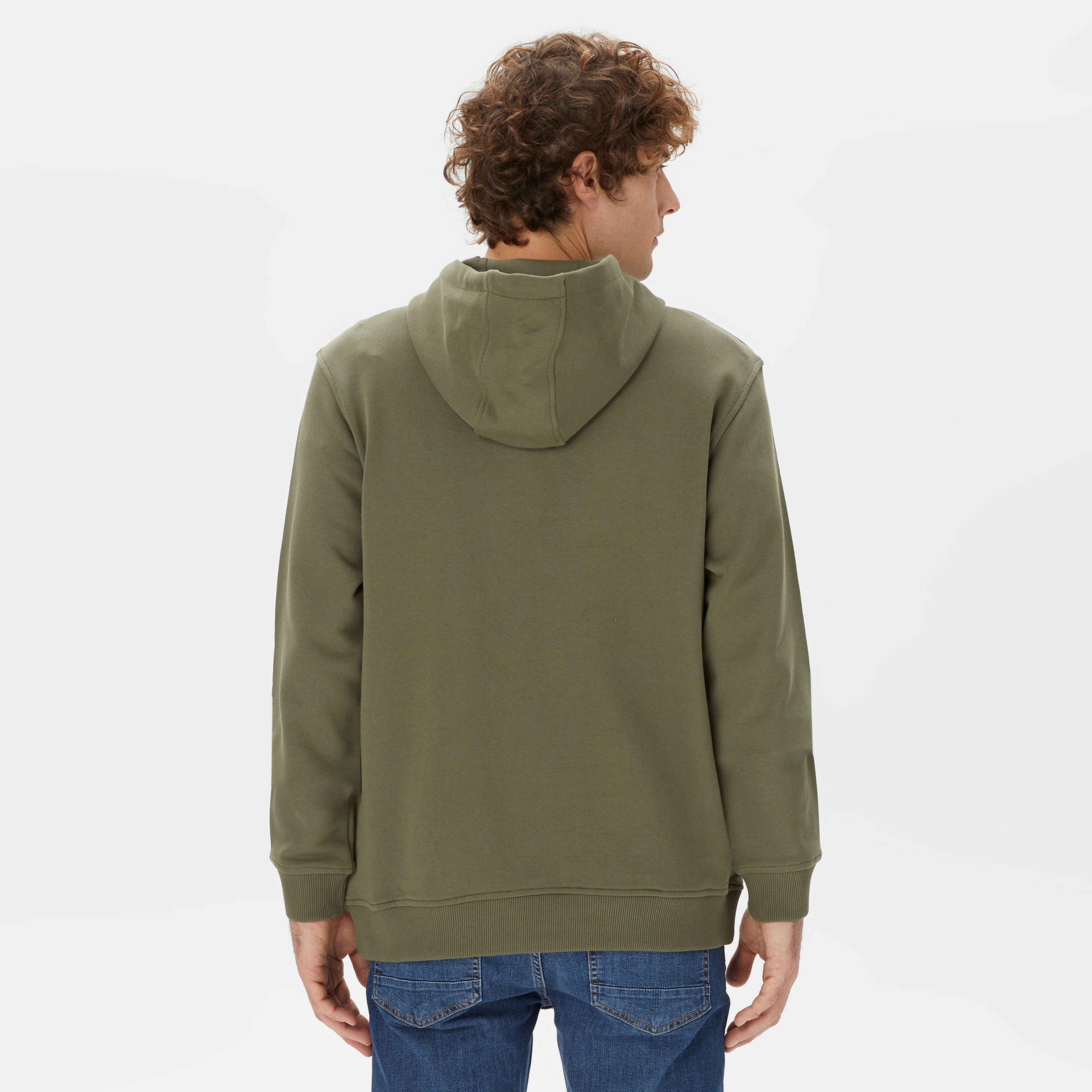 Nautica Erkek Yeşil Standart Fit Sweatshirt