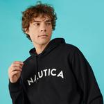 Nautica Erkek Siyah Standart Fit Sweatshirt