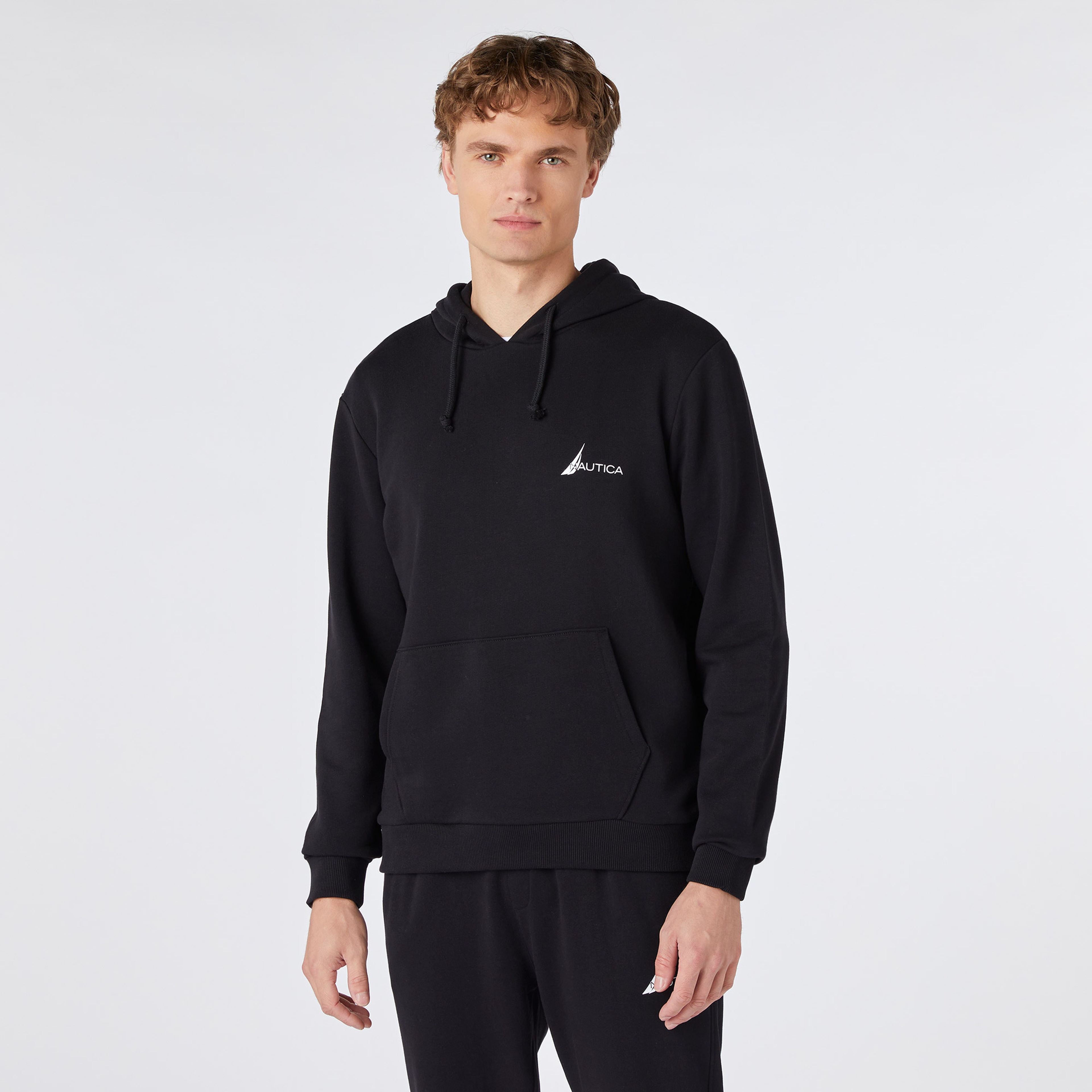 Nautica Erkek Siyah Standart Fit Sweatshirt