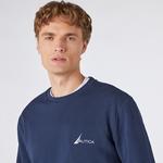 Nautica Erkek Lacivert Standart Fit Sweatshirt