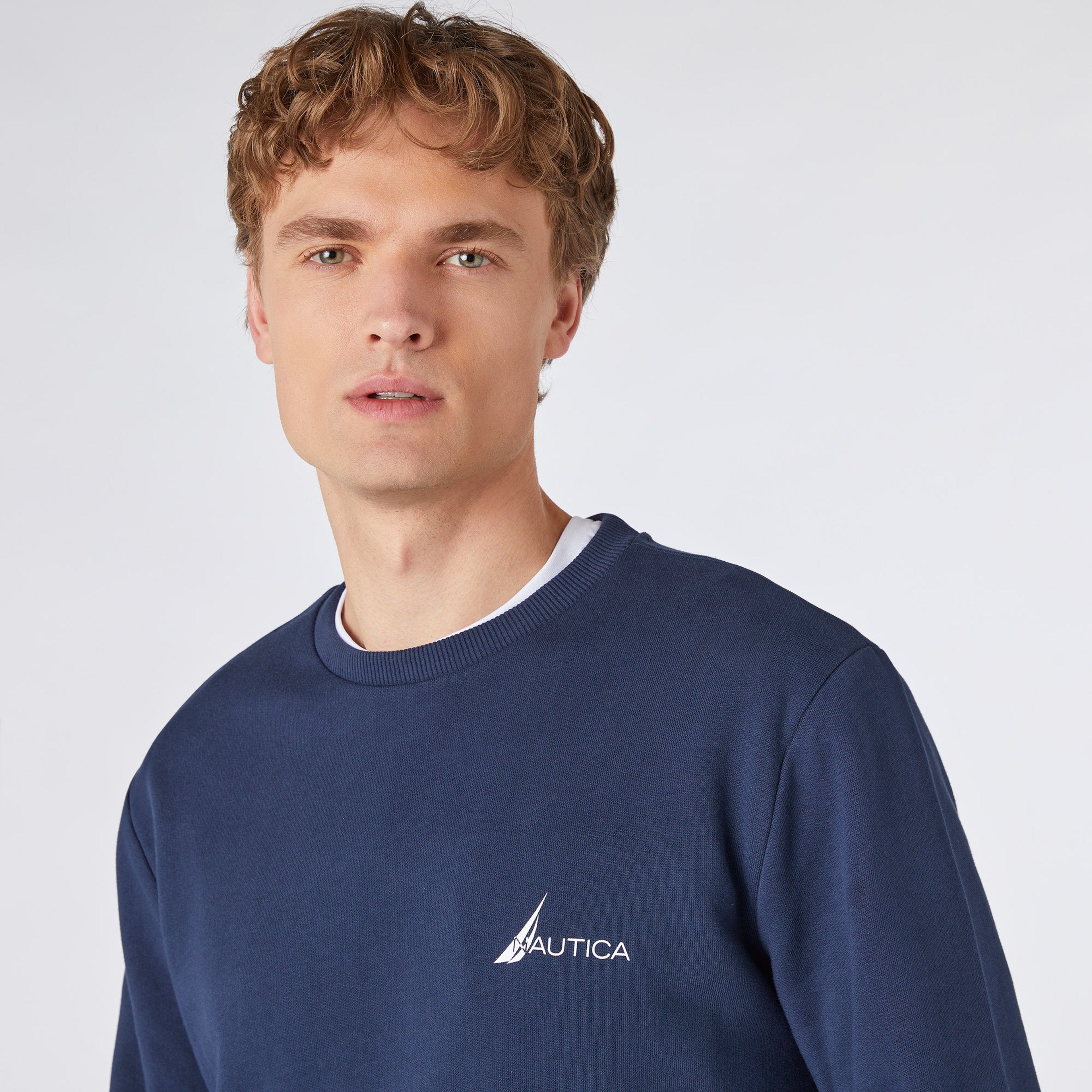 Nautica Erkek Lacivert Standart Fit Sweatshirt