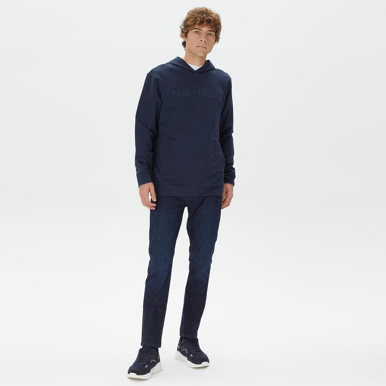 Nautica Erkek Lacivert Standart Fit Sweatshirt