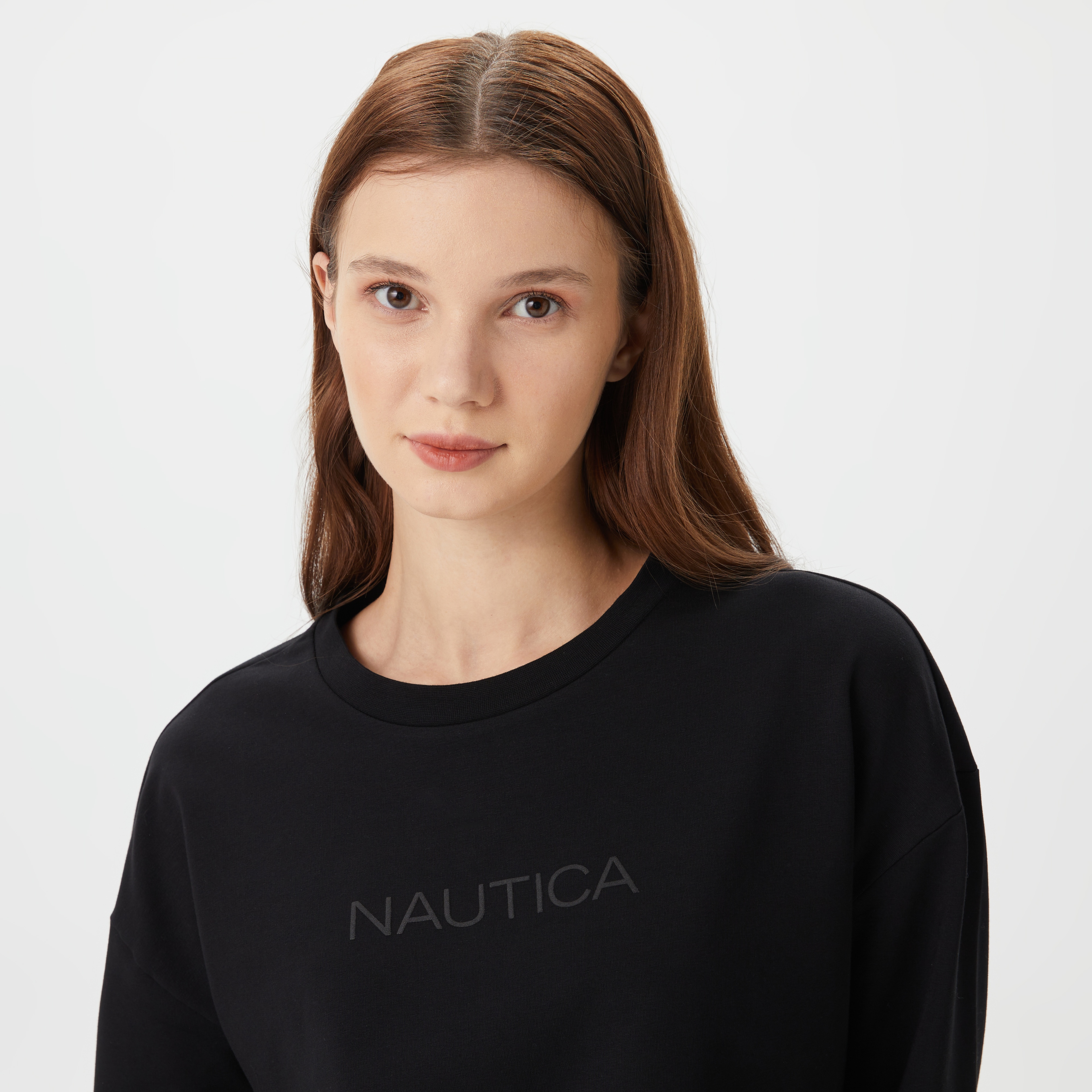 Nautica Kadın Siyah Sweatshirt