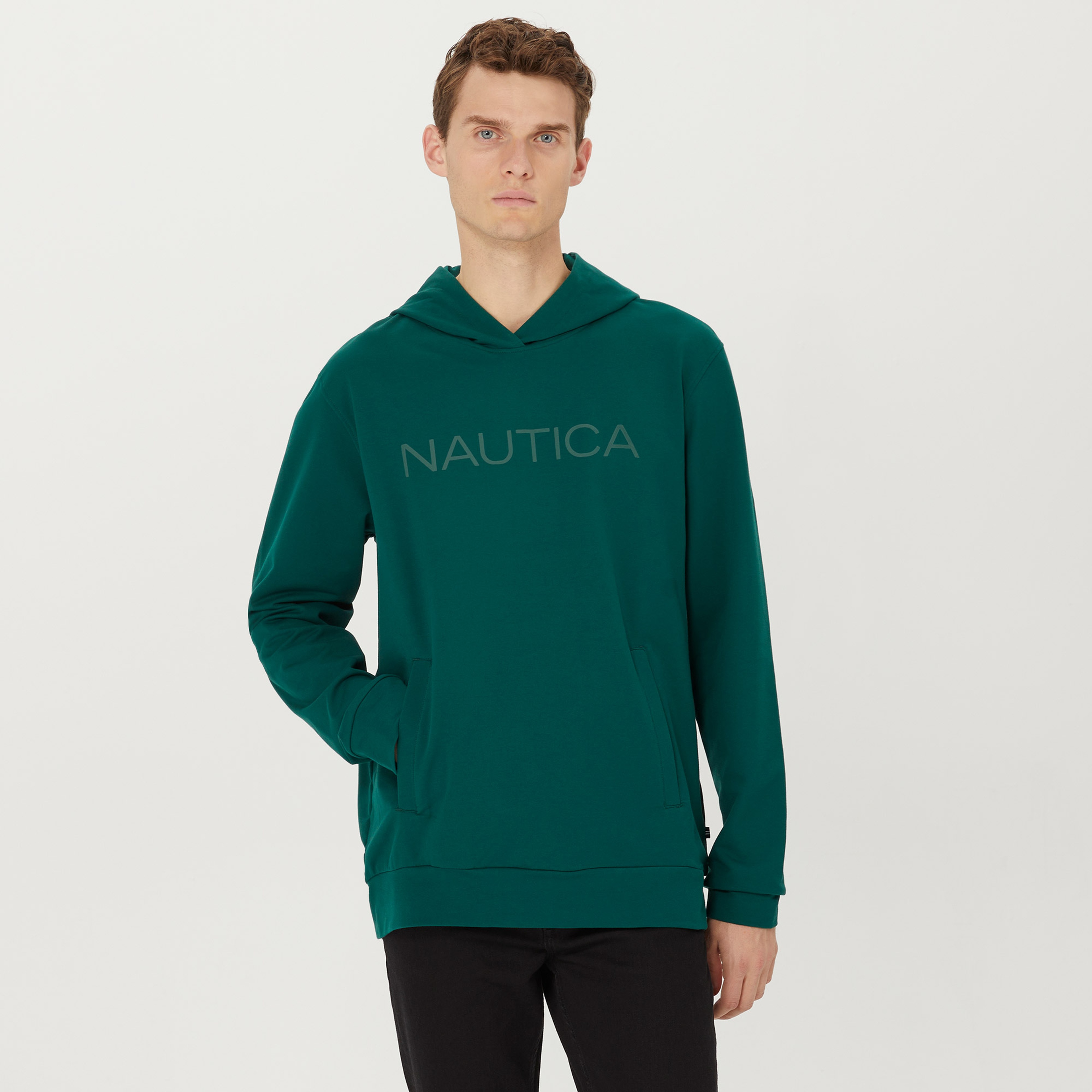 Nautica Erkek Yeşil Standart Fit Sweatshirt