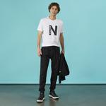 Nautica Erkek Beyaz Standart Fit T-Shirt