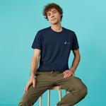 Nautica Erkek Lacivert Standart Fit T-Shirt